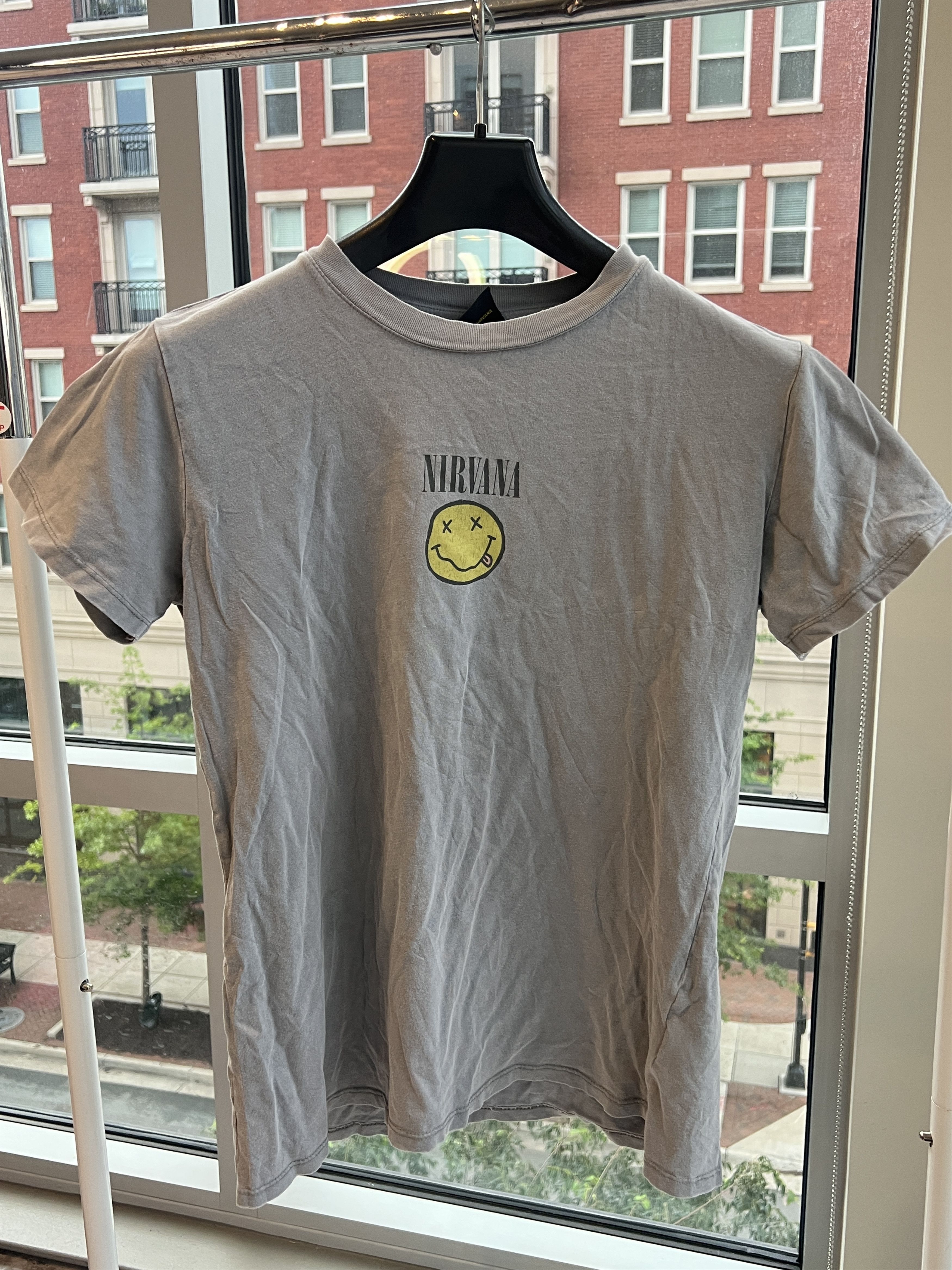 Cotton On Cotton On Nirvana Graphic Grey Smiley Face Seahorse Size M / US 6-8 / IT 42-44 - 1 Thumbnail