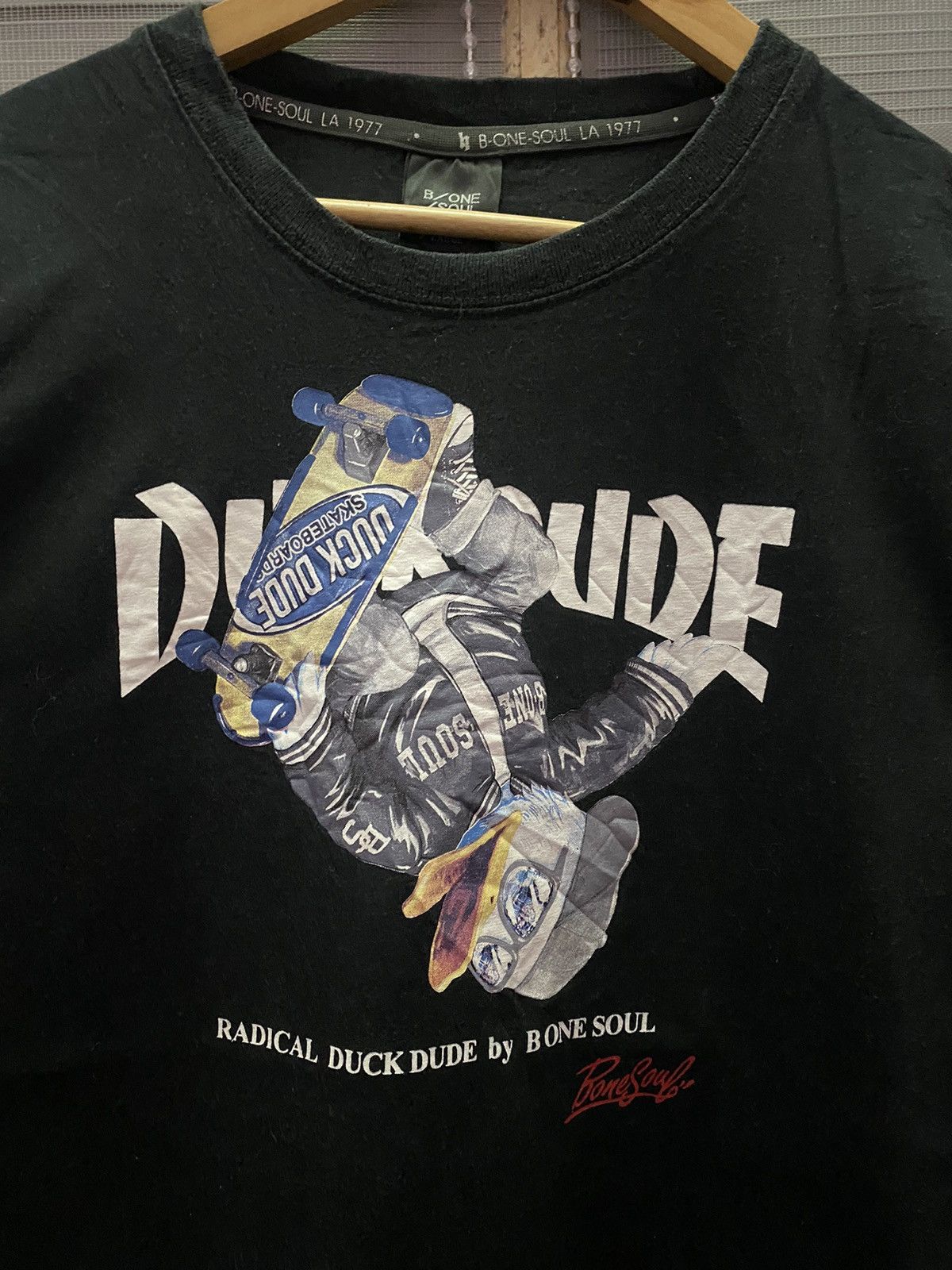 Anime Duck Dude B One Soul Skateboarding Tees Size US M / EU 48-50 / 2 - 3 Thumbnail