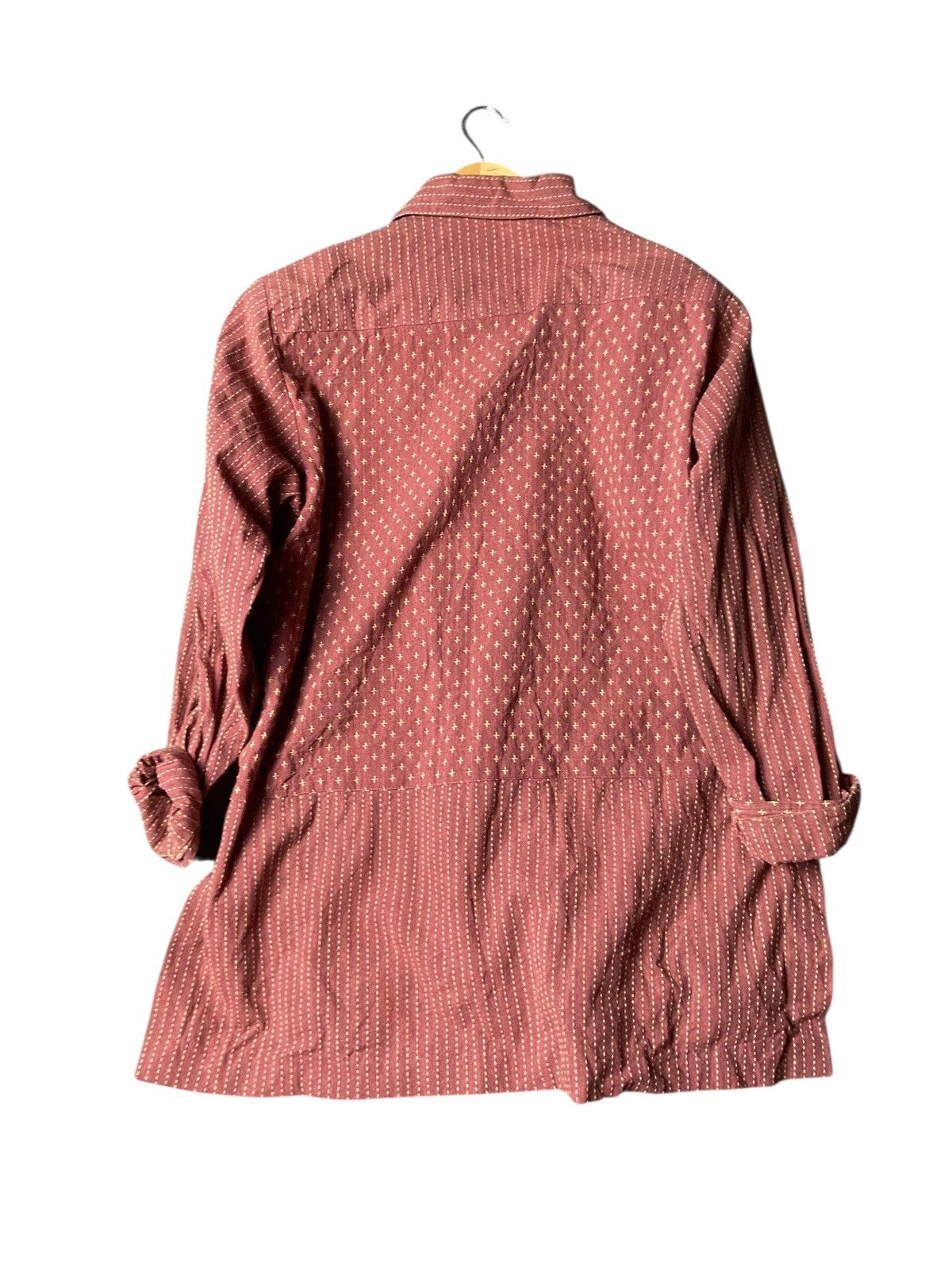 Japanese Brand Japanese Brand Textured Button Up Shirts (170) Size M / US 6-8 / IT 42-44 - 2 Thumbnail