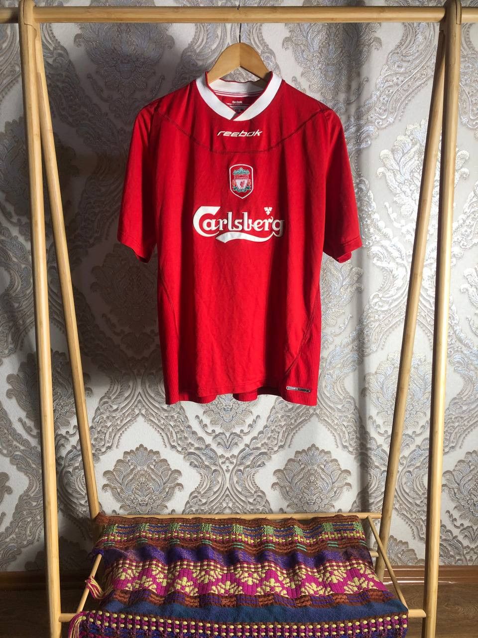 Reebok Vintage Reebok FC Liverpool England Soccer Jersey 90s Retro Size US XL / EU 56 / 4 - 1 Thumbnail