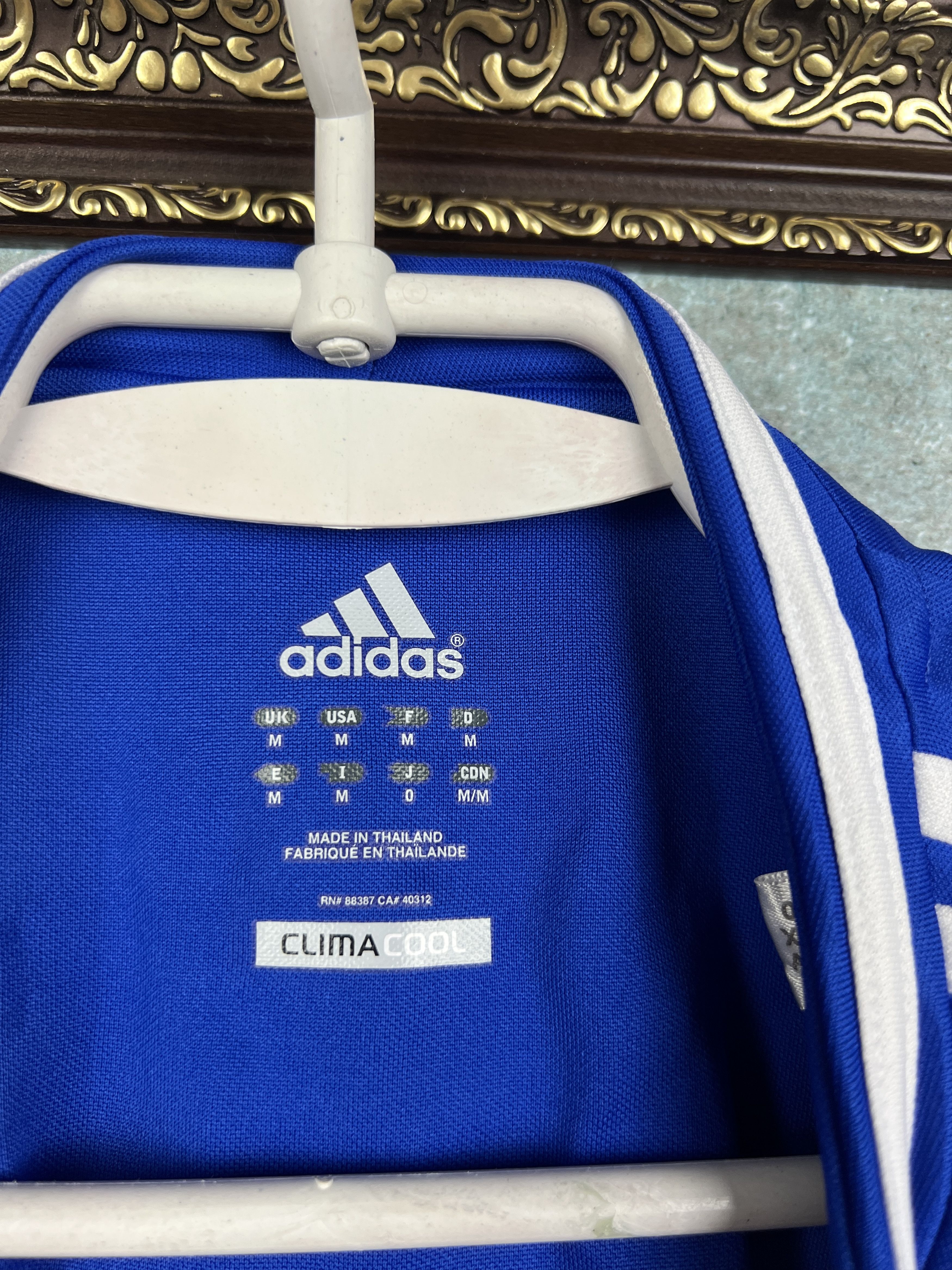 Adidas Israel football shirt Long Sleeve Player #6 Natkho Jersey Size US M / EU 48-50 / 2 - 6 Thumbnail