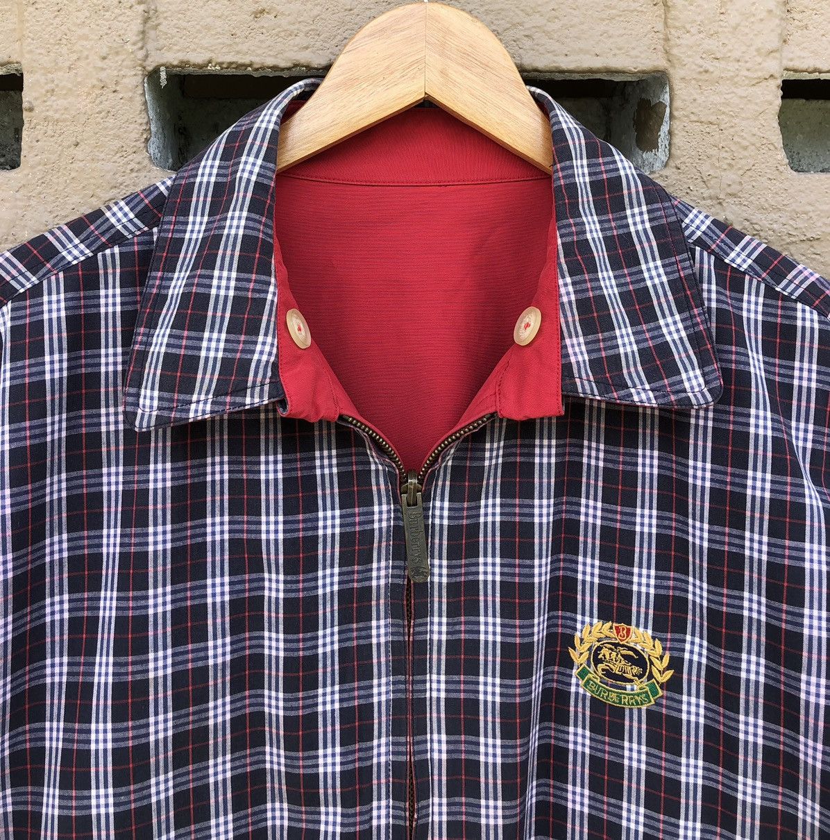 Burberry Vintage Burberrys Novacheck Reversible Bomber Jacket Size US M / EU 48-50 / 2 - 4 Thumbnail