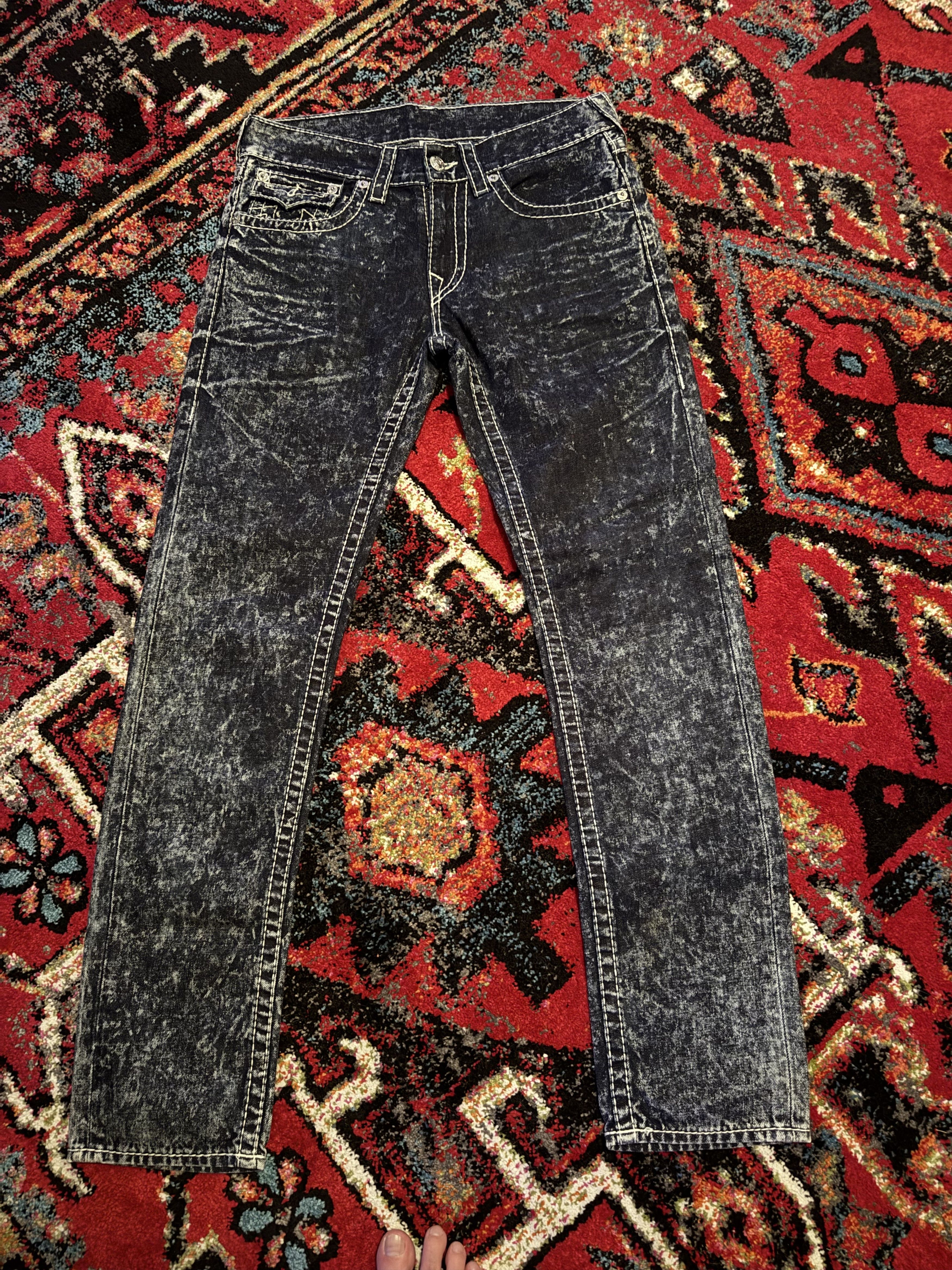 True Religion True Religion (World Tour) Long Skinny Jeans Size US 31 - 1 Thumbnail