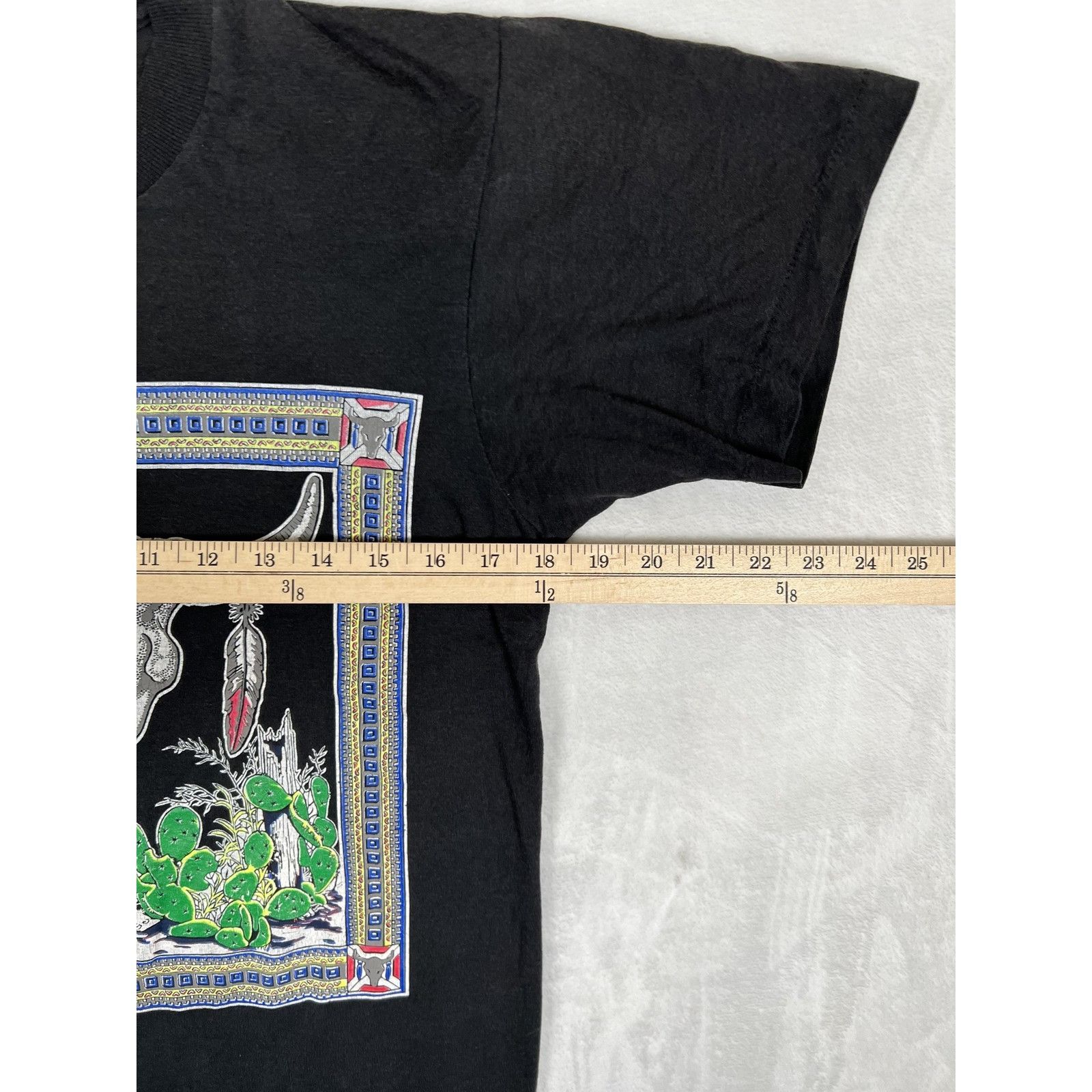 Vintage Vintage Western Bull Skull Desert T-Shirt Size S/M Single St Size US S / EU 44-46 / 1 - 6 Thumbnail