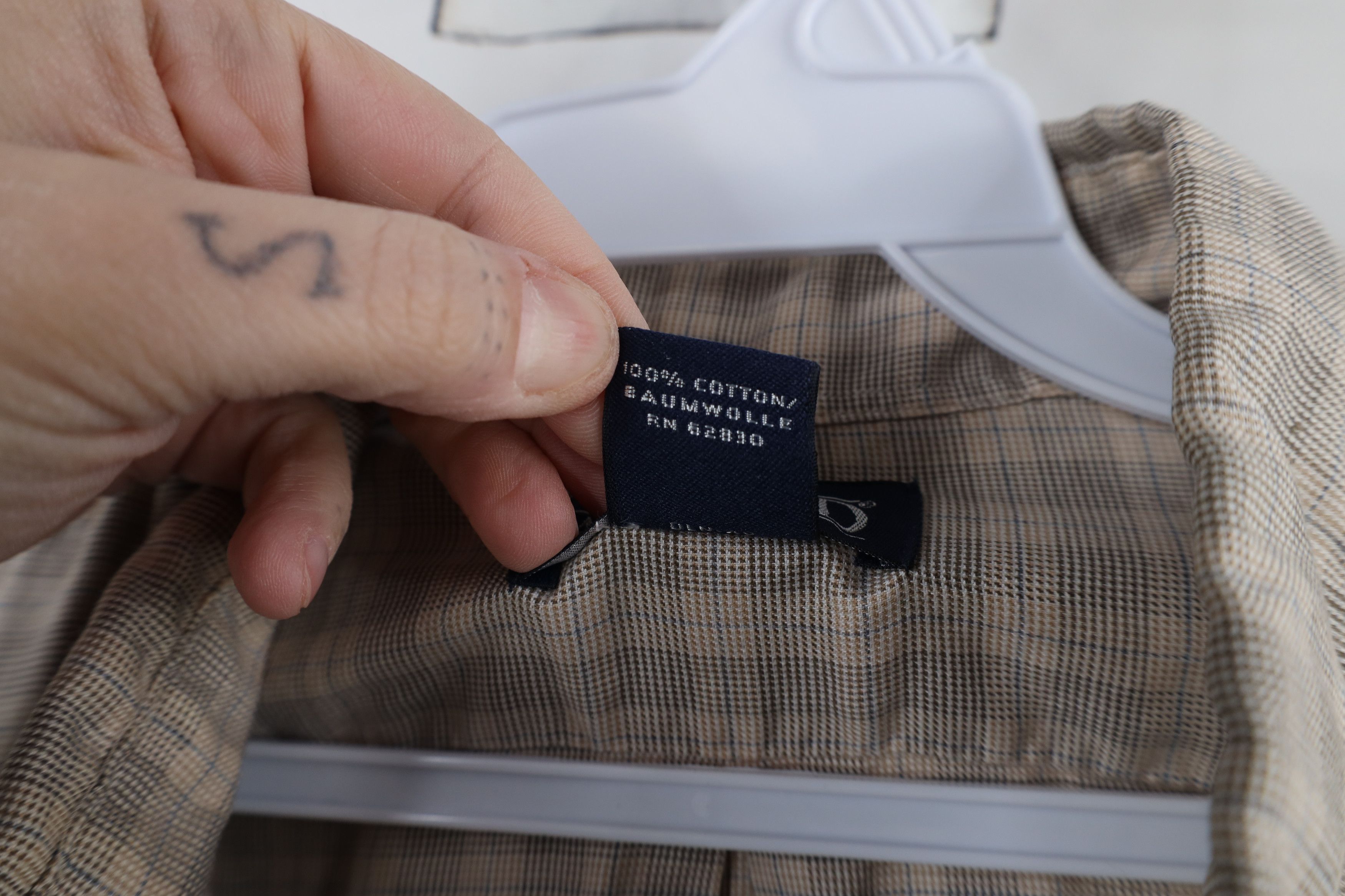 Lands' End × Vintage Vintage 90s Lands End Collared Button Down Shirt Plaid Size US M / EU 48-50 / 2 - 7 Thumbnail
