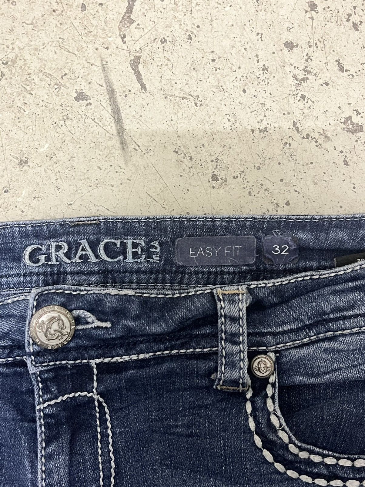Other Grace LA women low-waist 2000’s flared jeans Size 28" / US 6 / IT 42 - 4 Thumbnail