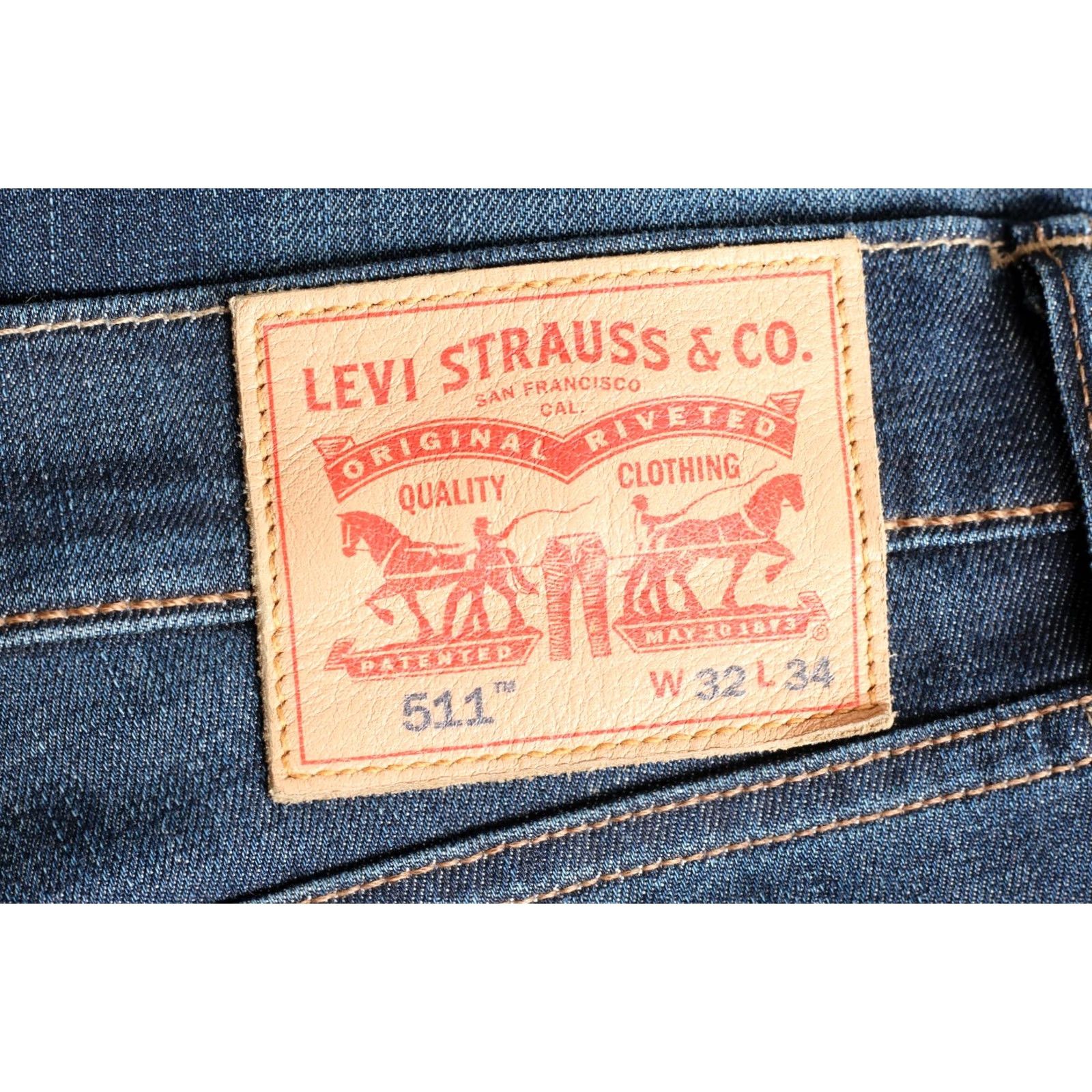 Levi's VINTAGE LEVI’S 511 Slim Fit Stretch Jeans Men W32 L34 DZ7261 Size US 32 / EU 48 - 2 Thumbnail