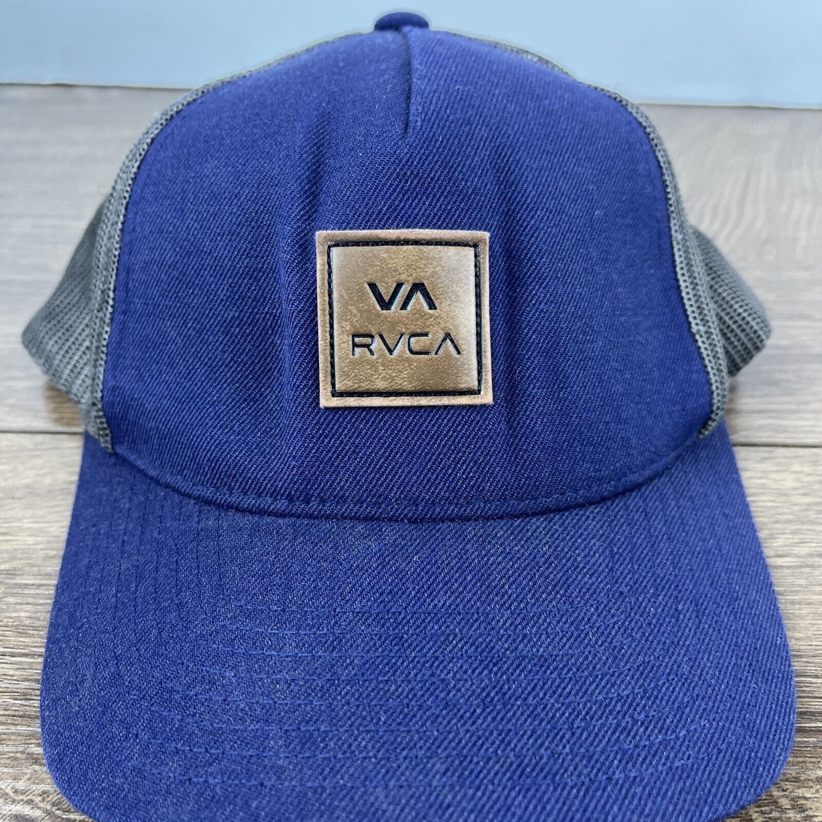 RVCA RVCA Snapback Hat Blue Hat Adjustable Adult Size Hat Cap Size ONE SIZE - 6 Thumbnail