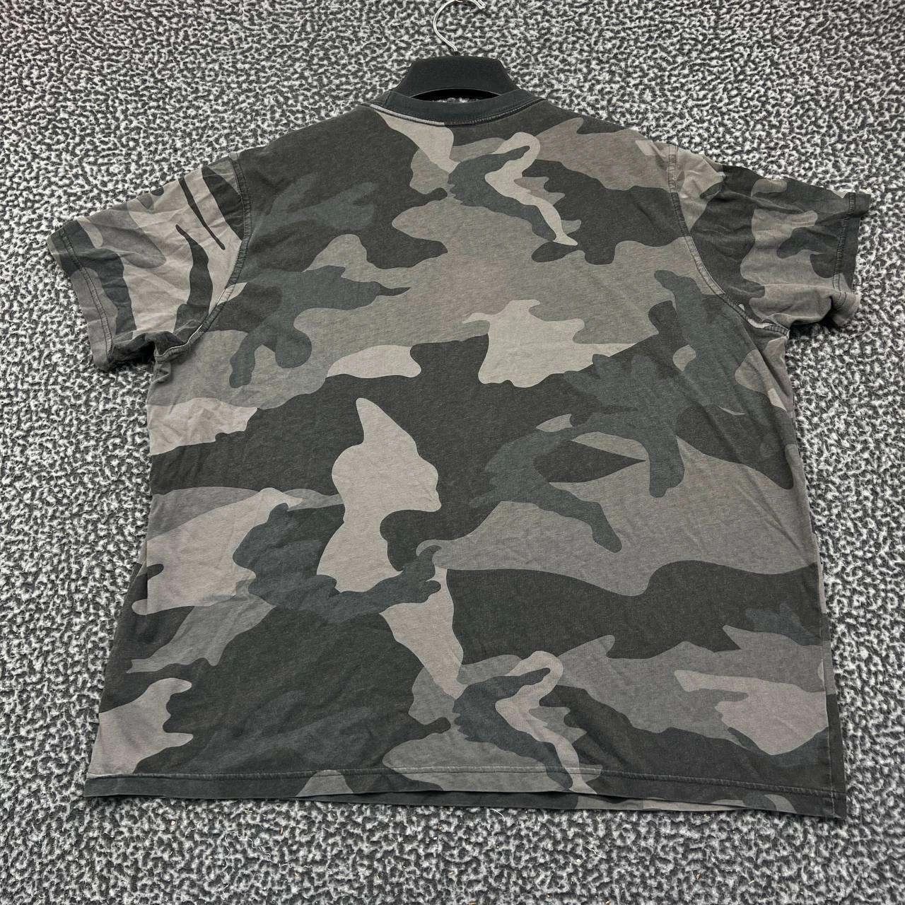 Adidas Adidas Shirt Men Extra Large Black Camo Crew Neck Cotton Size US XL / EU 56 / 4 - 2 Thumbnail