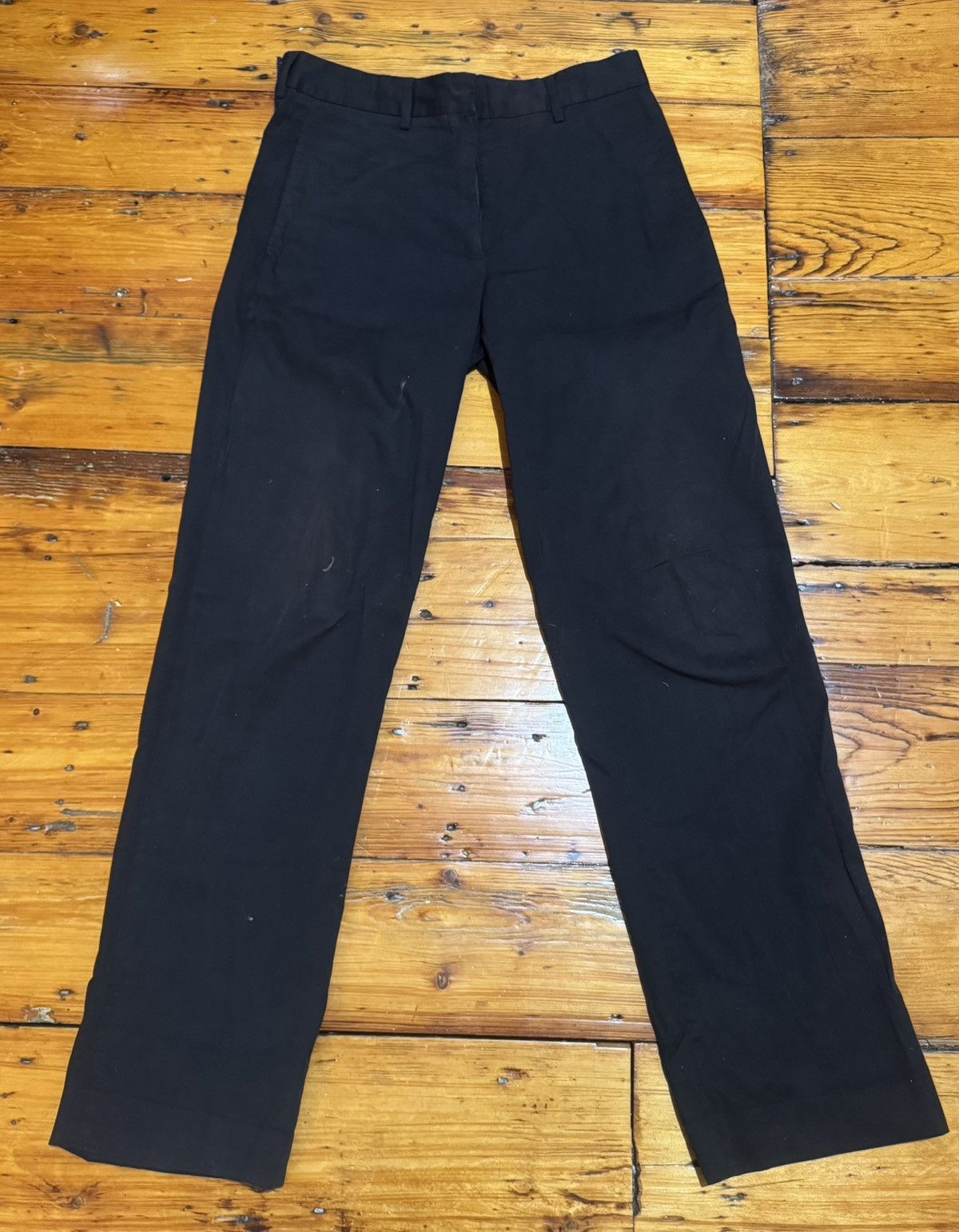 Maison Margiela Maison Margiela black faded dress pants Size US 31 - 1 Thumbnail