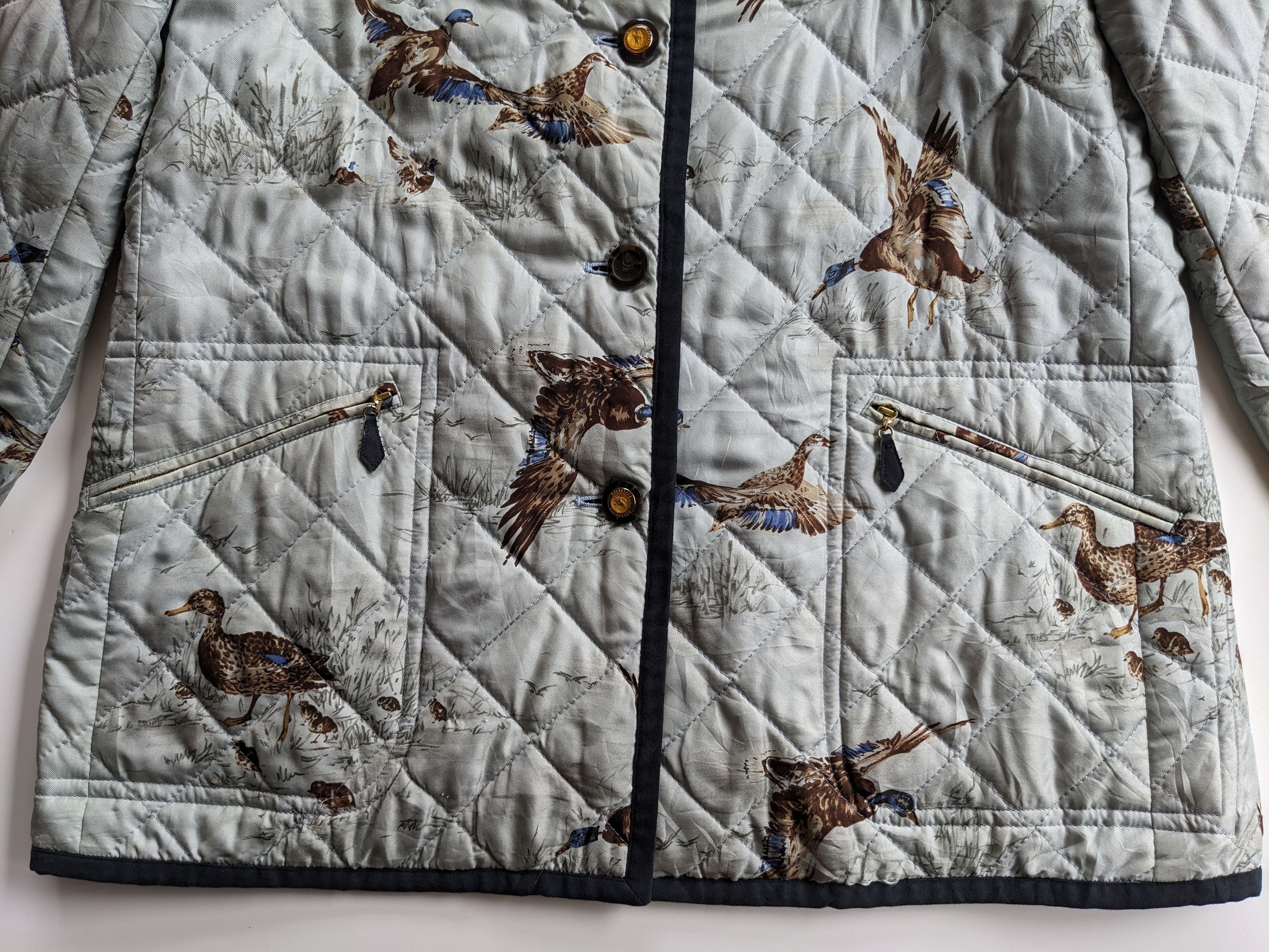 Burberry × Vintage Vintage Burberrys Prorsum quilted bird jacket Size US XXS / EU 40 - 5 Thumbnail