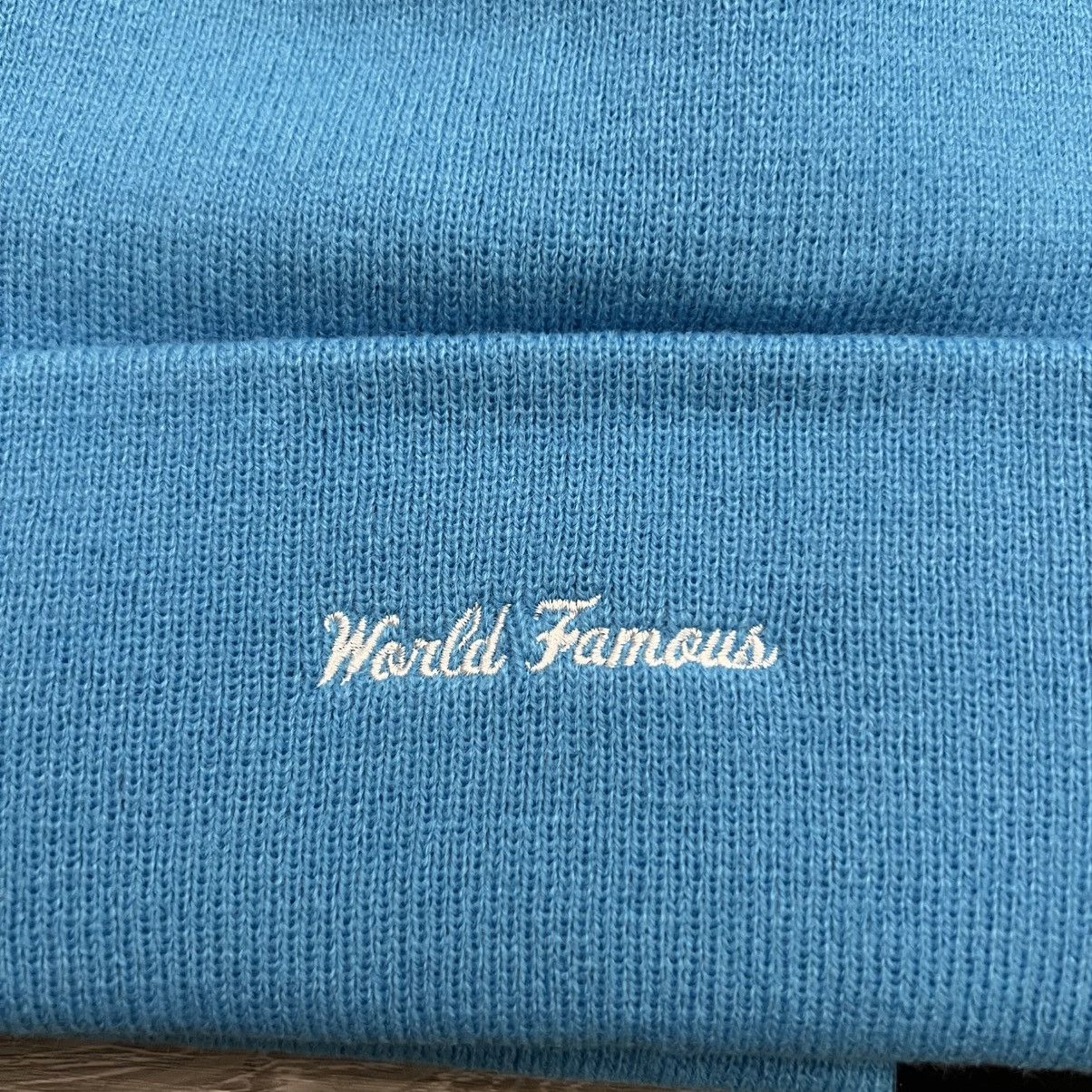 New Era × Supreme Supreme New Era Box Logo Beanie FW25 Cyan Size ONE SIZE - 6 Thumbnail