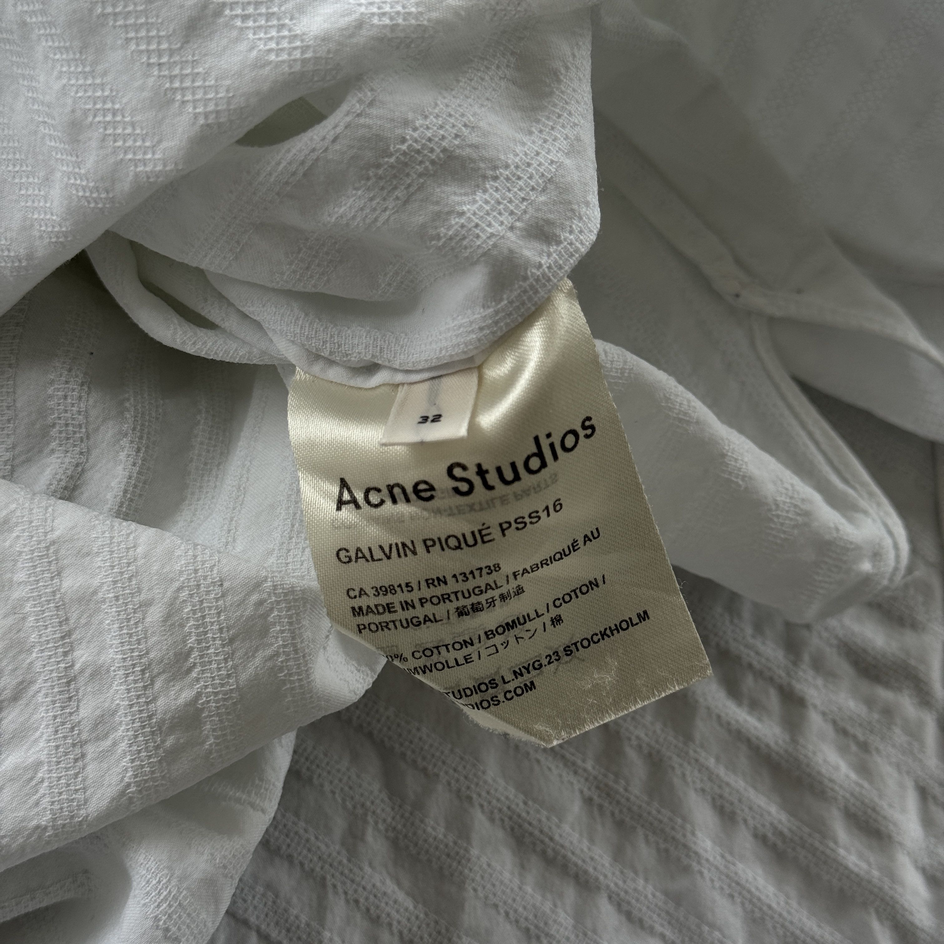 Acne Studios Vintage 90s Acne Studios Half Button Ups Shirt Size S / US 4 / IT 40 - 8 Thumbnail