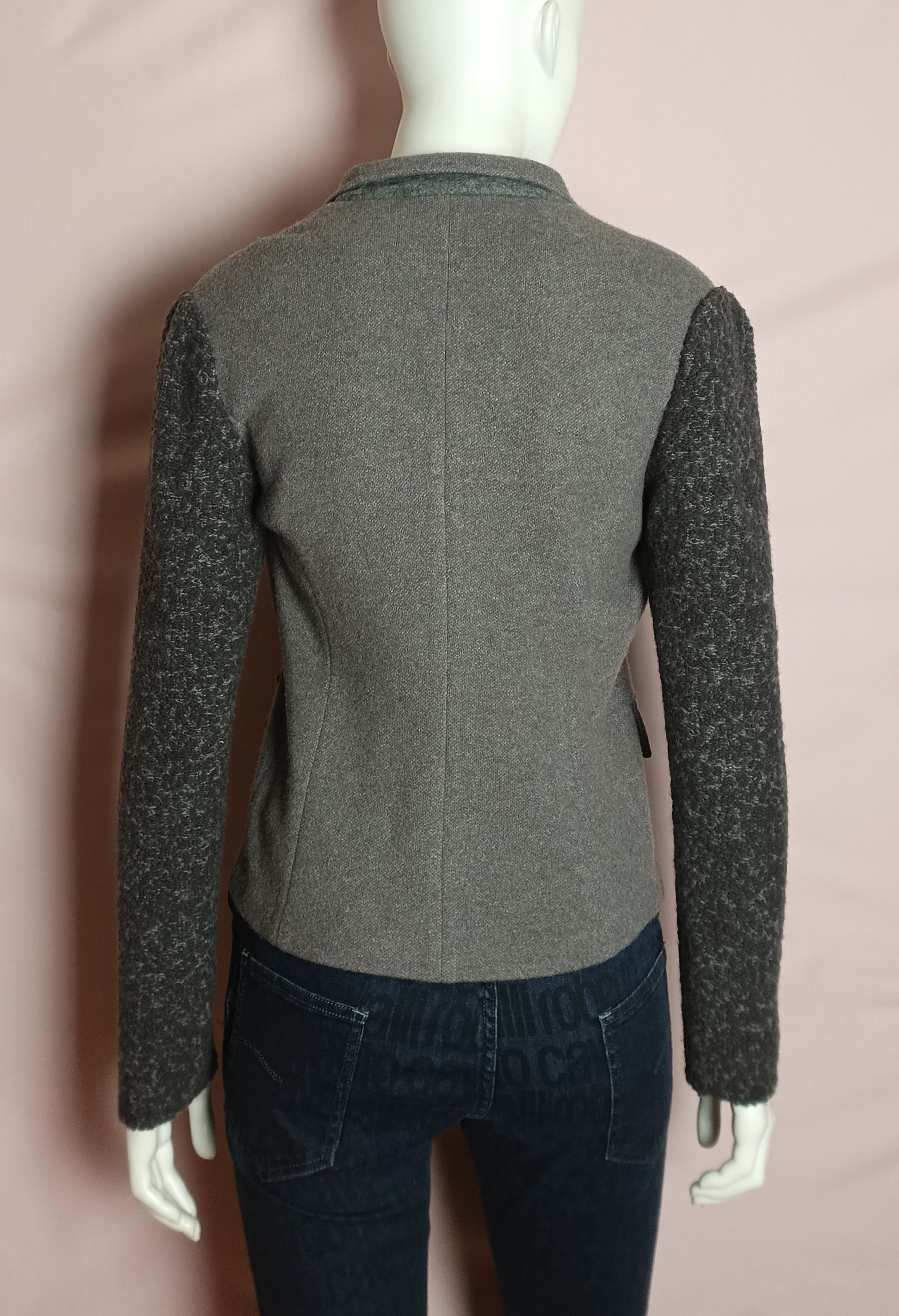 Fabiana Filippi Fabiana Filippi Wool Cashmere Silk Blazer Jacket IT42/S Size S / US 4 / IT 40 - 3 Thumbnail