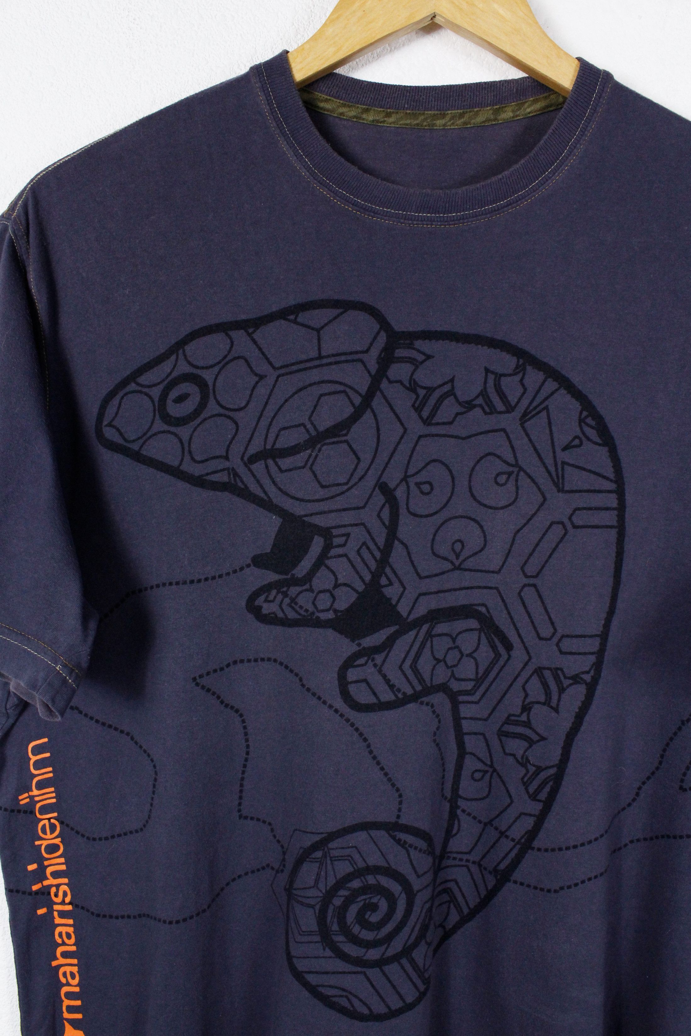 Maharishi Maharishi Denihm Jersey Cotton Lizard Logo Graphic Tee Size US S / EU 44-46 / 1 - 5 Thumbnail