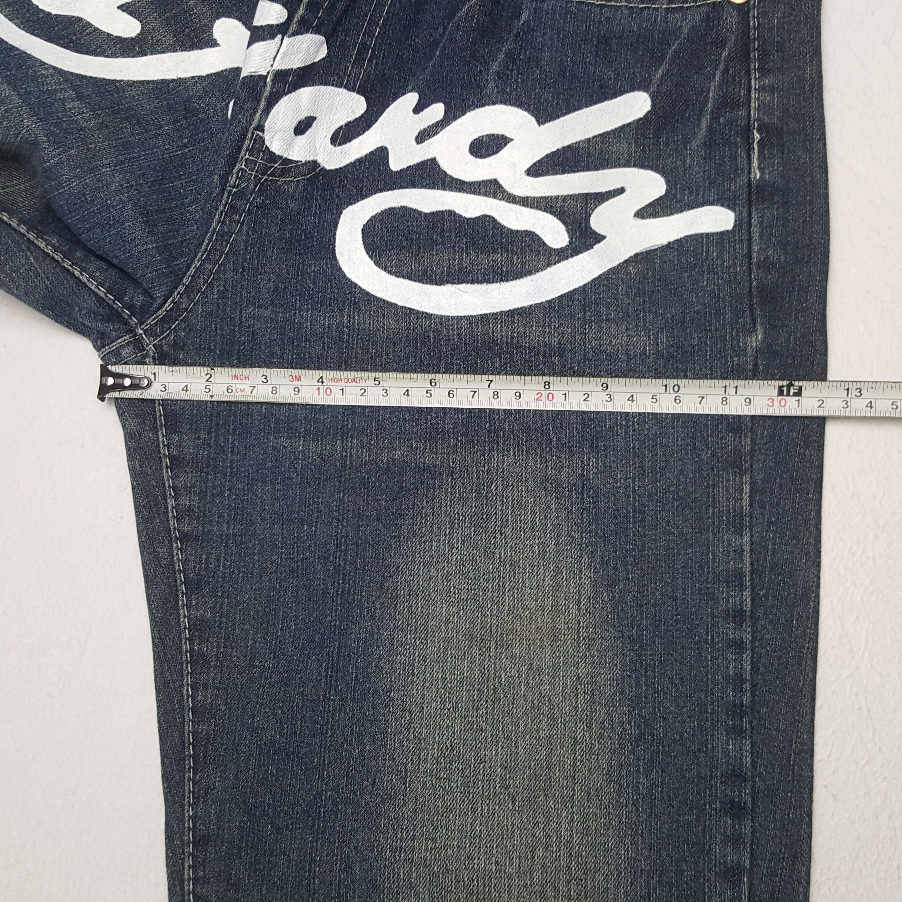 Christian Audigier × Ed Hardy × Vintage Vintage Ed Hardy By Christian Audiger American Denim Jeans Size US 30 / EU 46 - 11 Thumbnail