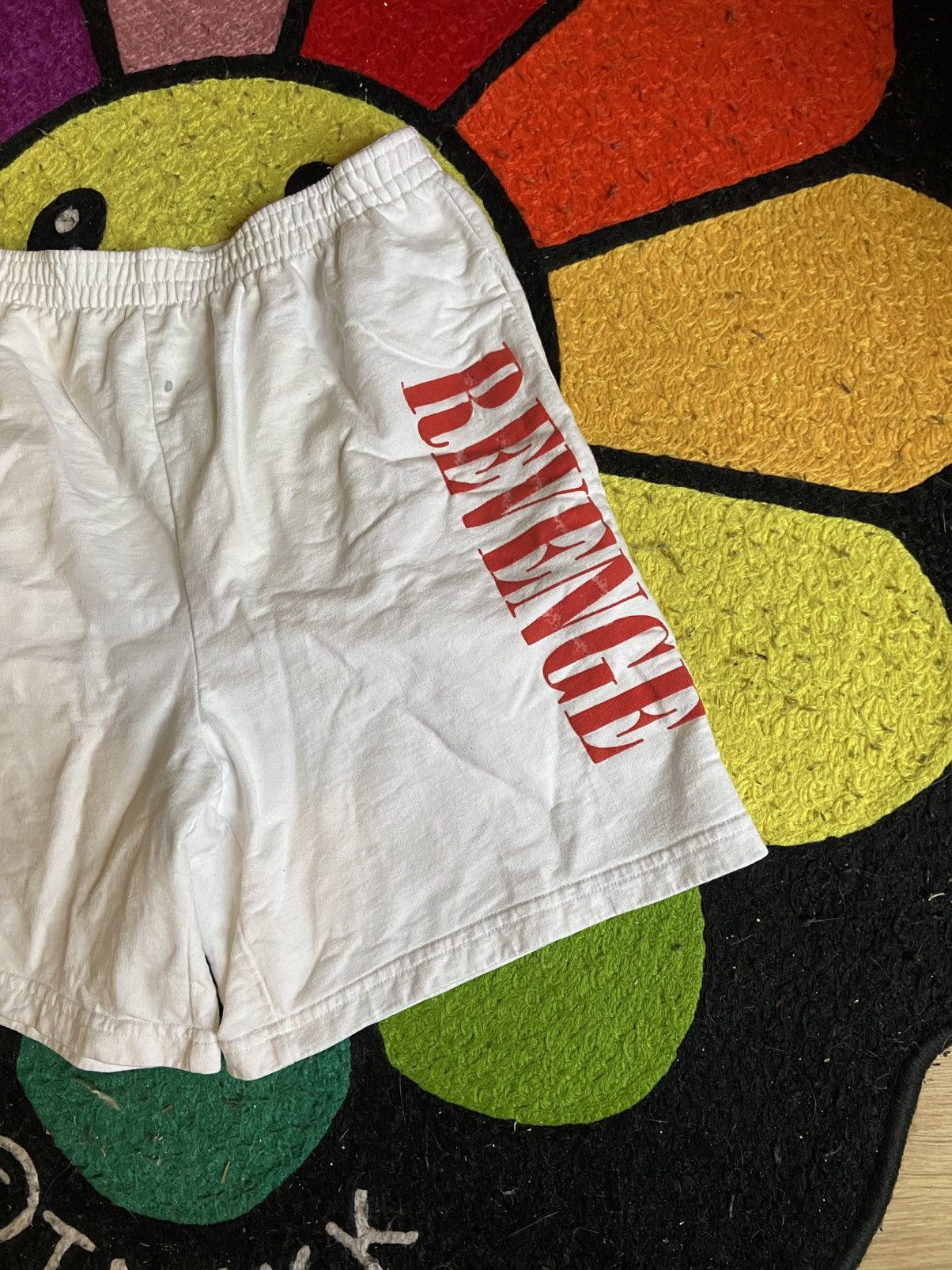 Revenge Revenge White Look At Me Shorts Size US 30 / EU 46 - 2 Thumbnail