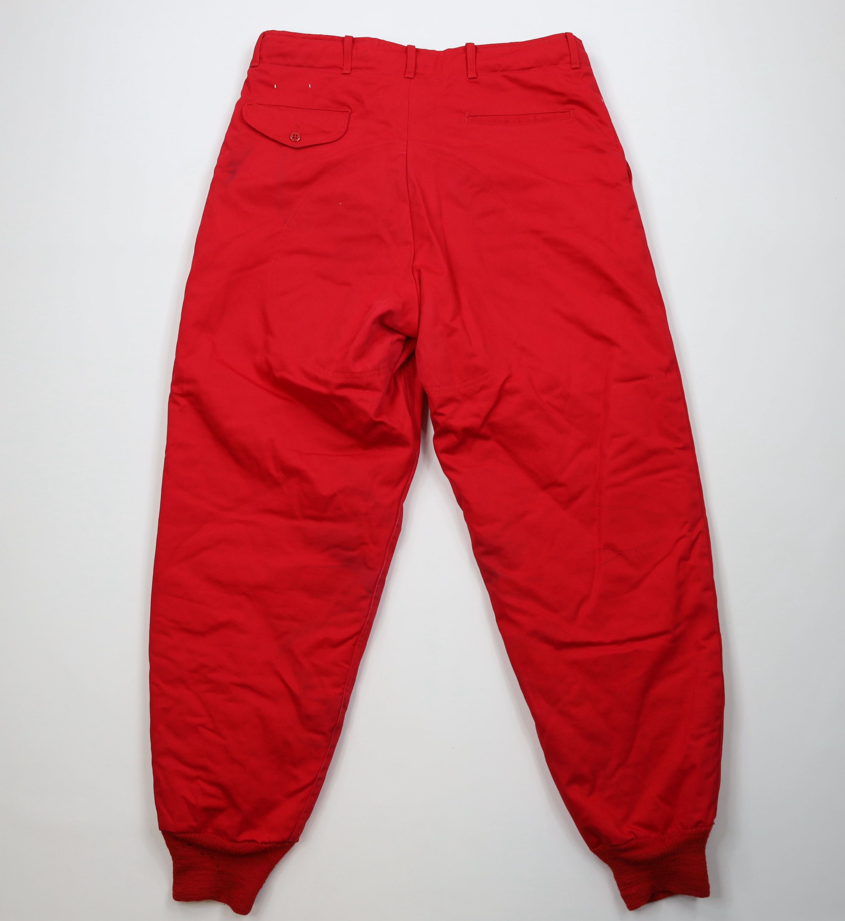 Vintage Vintage 60s 70s Quilted Snow Pants Joggers Red USA Size US 38 / EU 54 - 11 Thumbnail