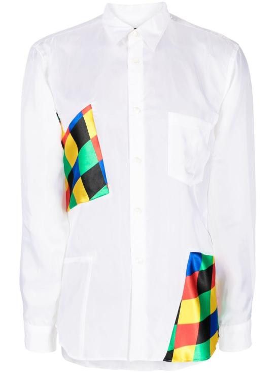 Comme des Garcons COMME DES GARCONS Men Long Tops PKB003 051WHITEMULTI White Size US M / EU 48-50 / 2 - 1 Thumbnail