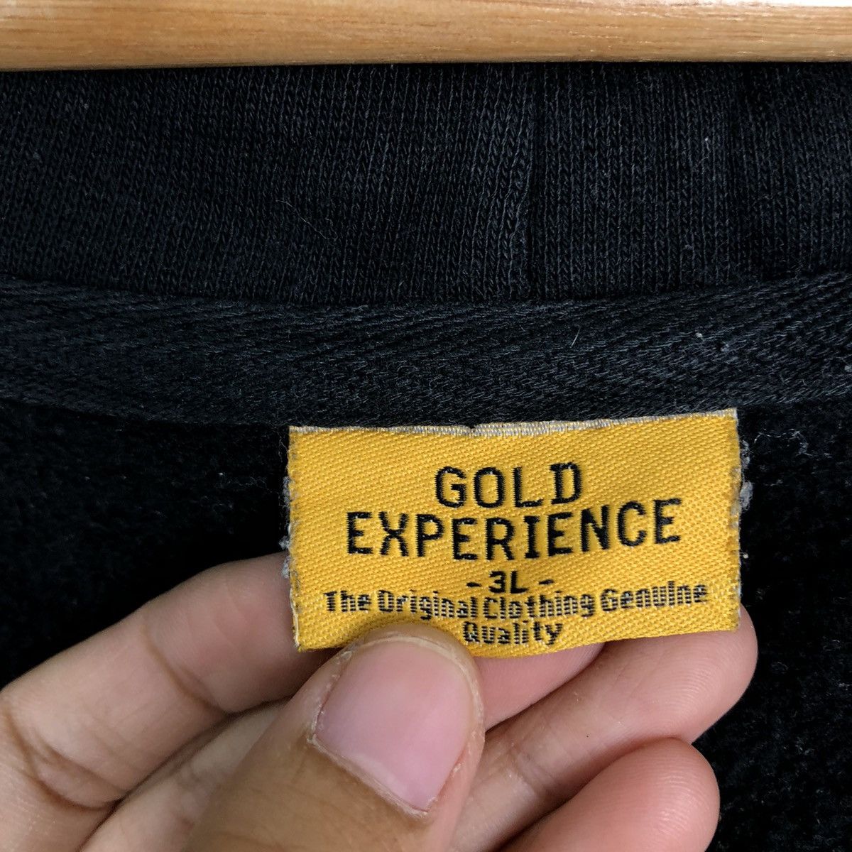 Japanese Brand VINTAGE GOLD EXPERIENCE HOODIE ZIPPER BIG LOGO Size US L / EU 52-54 / 3 - 13 Thumbnail