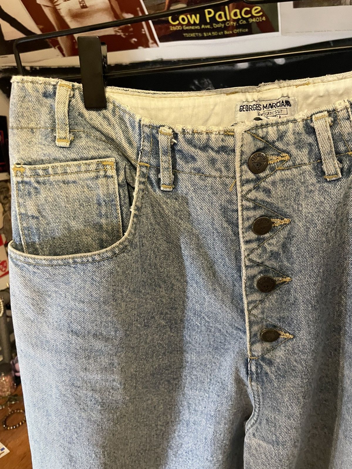 Guess Extremely rare vintage Georges Marciano jeans Size US 32 / EU 48 - 3 Thumbnail