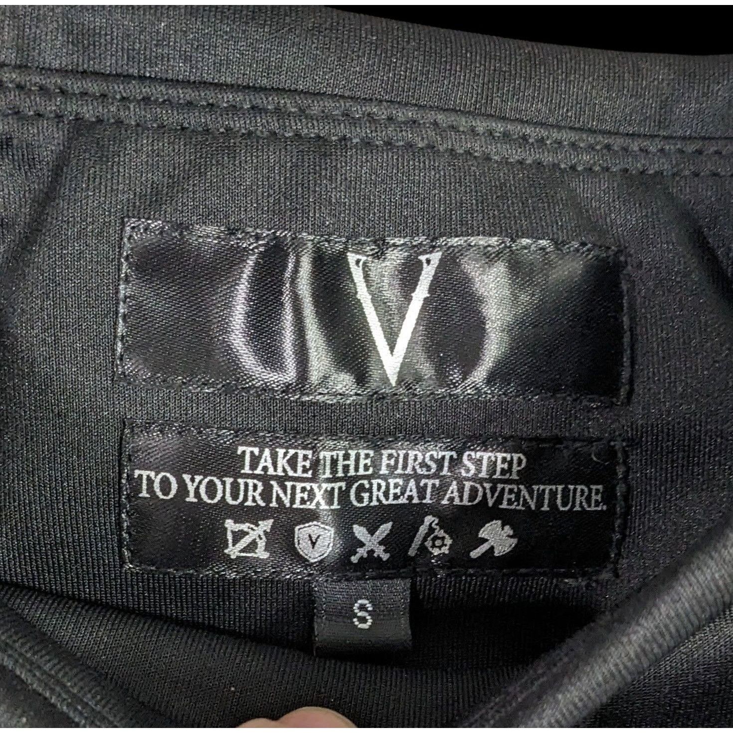 Other Verillas Raider Leggings Discontinued Black & Purple Design Size 28" / US 6 / IT 42 - 3 Thumbnail