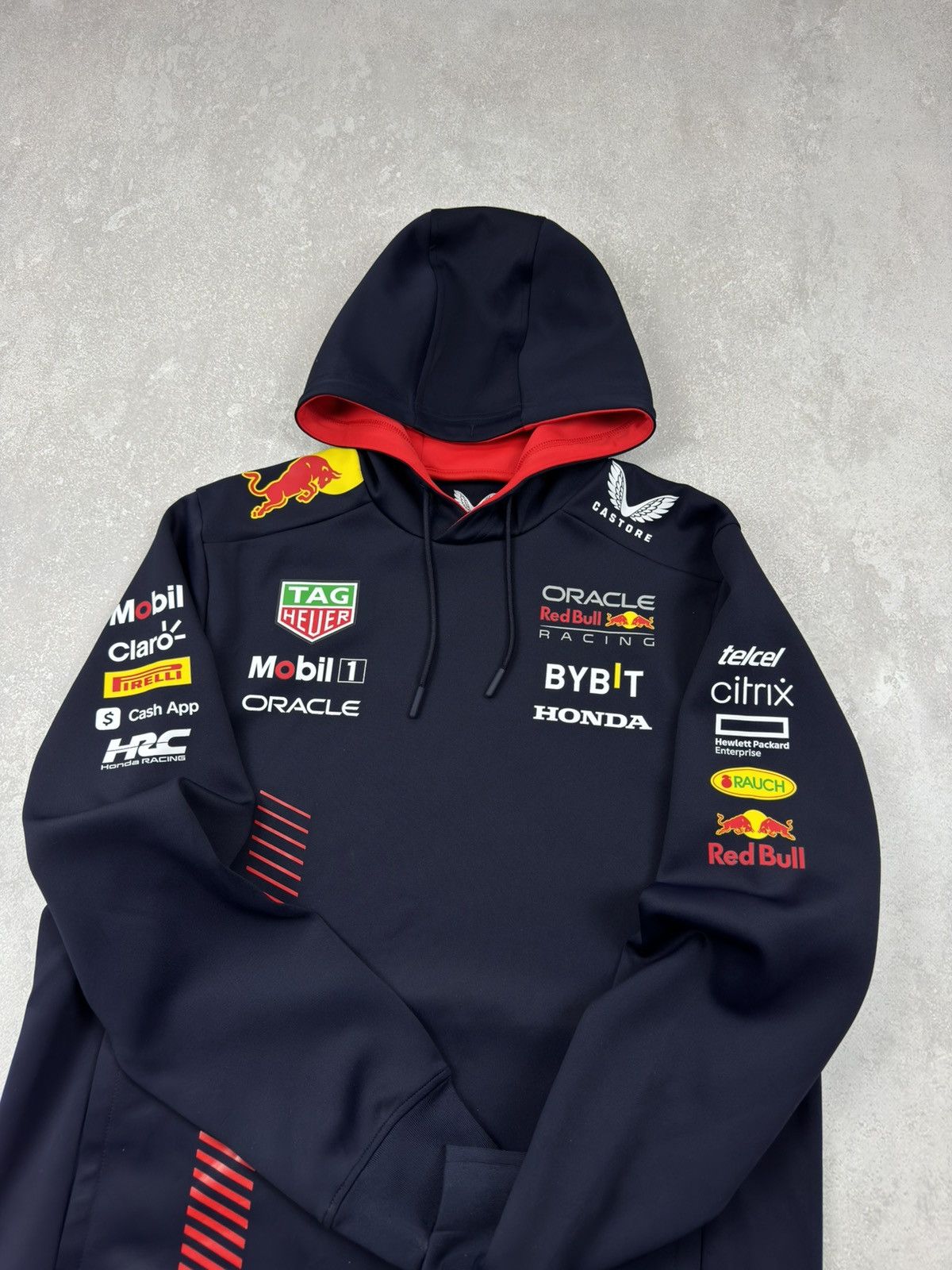 Red Bull Red Bull Racing F1 Team 2023 Blue Pepe Jeans Hoodie Pullover Size US L / EU 52-54 / 3 - 8 Thumbnail