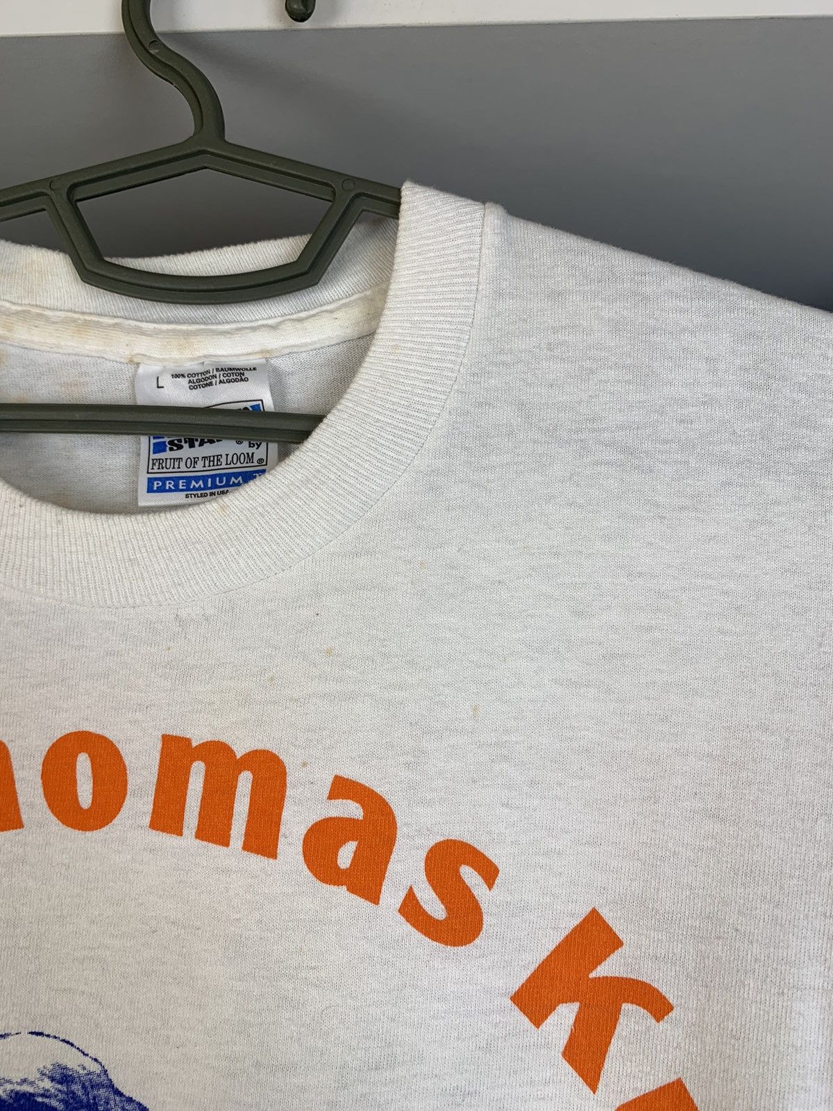 Band Tees × Vintage Vintage Dieter Thomas Kuhn Single Stitch T-shirt Size US L / EU 52-54 / 3 - 4 Thumbnail