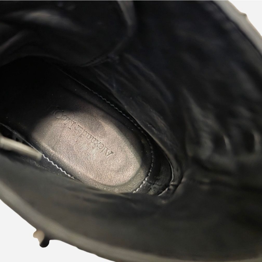 Alexander McQueen Alexander McQueen Tread Slick Spike Black Leather High-Tops Size US 9.5 / IT 39.5 - 13 Thumbnail
