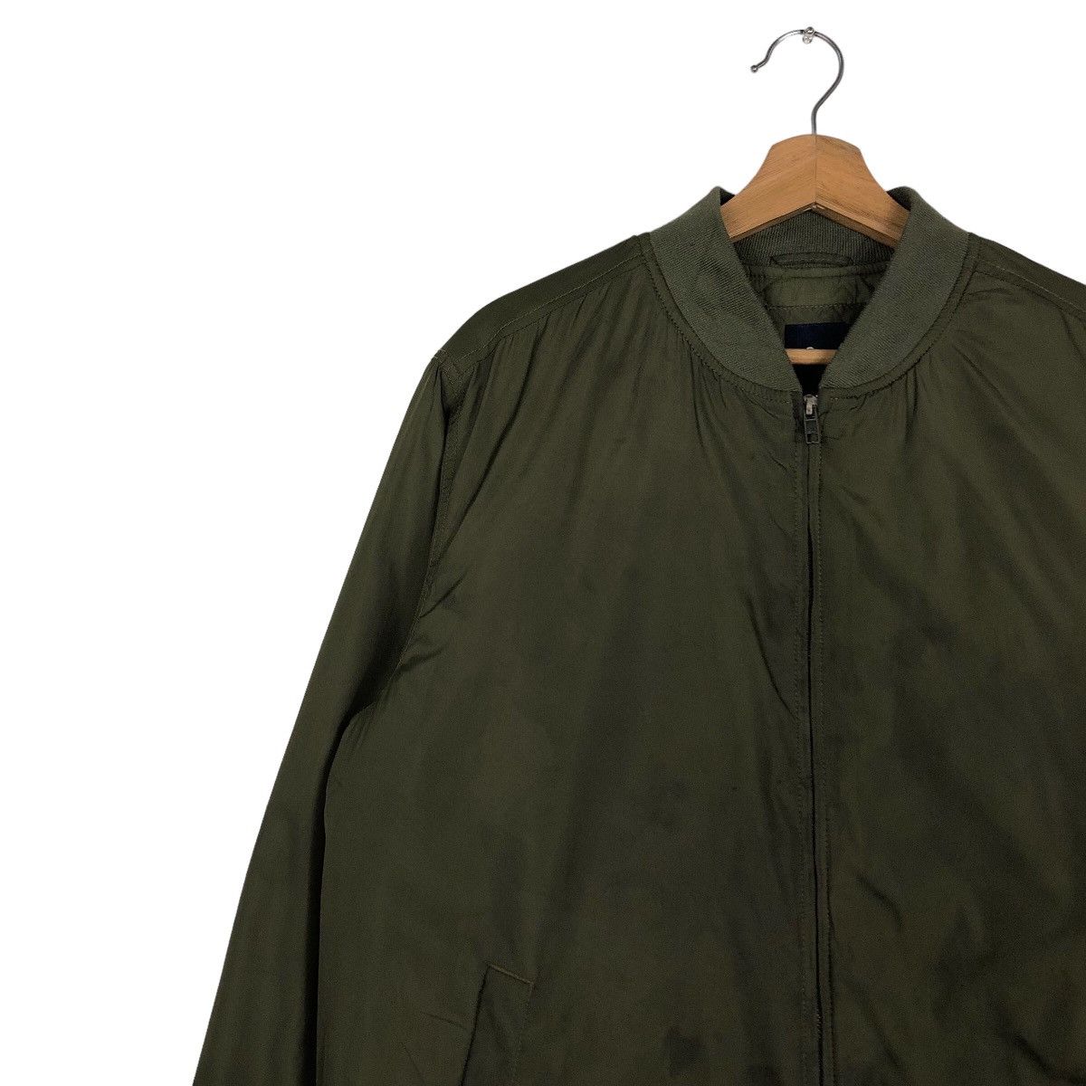 Japanese Brand 🔥Riot Riot Vintage Bomber Jacket Gap Military Colour Design Size US L / EU 52-54 / 3 - 7 Thumbnail