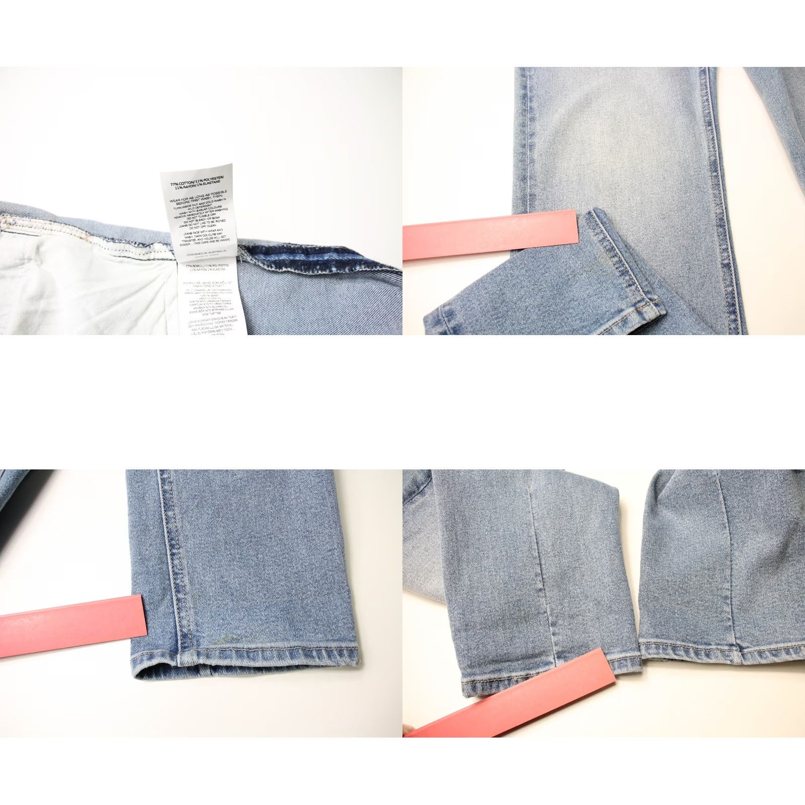 Vintage NEUW Iggy Skinny Jeans Men's W34/L32 Stretch Button Fly Fade Effect Jeans Size US 34 / EU 50 - 8 Thumbnail