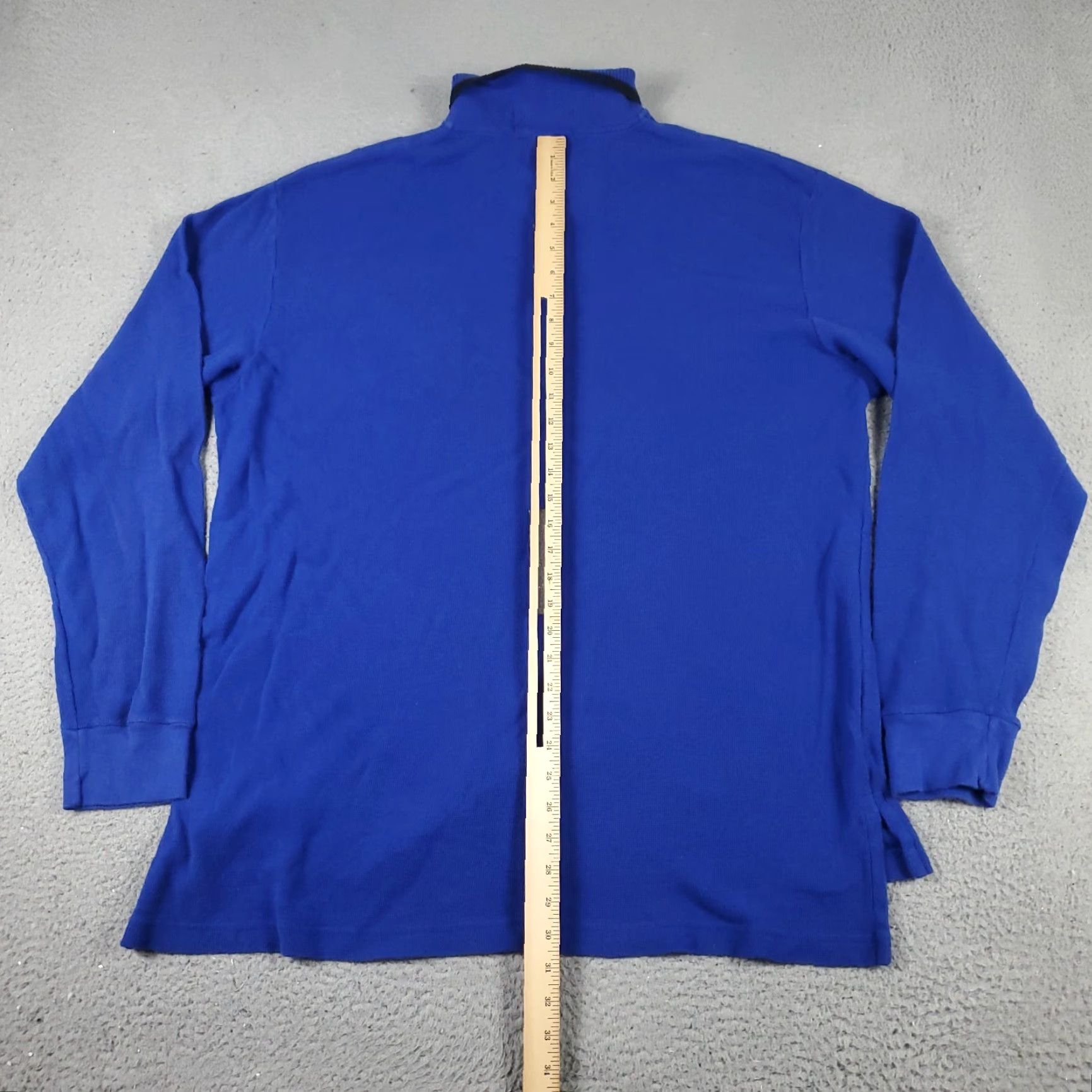 Ralph Lauren VINTAGE Ralph Lauren Polo Shirt Mens 2XL Blue Knit Polo Sport Casual Long Sleeve - Logo, Button, Cotton, Classic American Polo Mens 2XL Blue Size US XXL / EU 58 / 5 - 6 Thumbnail