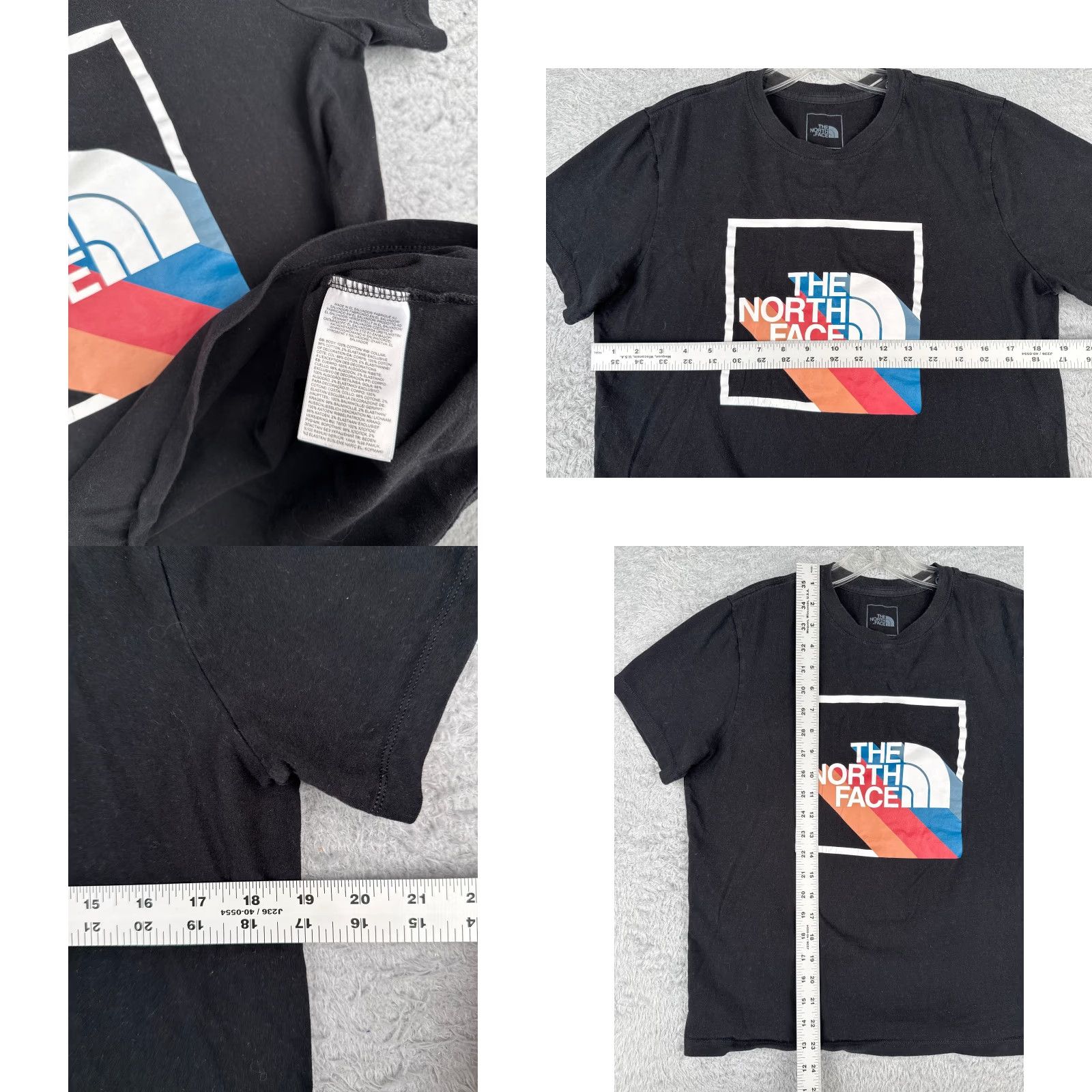 The North Face The North Face Shirt Women Medium Black Crop Short Sleeve Crew Neck Cotton Blend Size M / US 6-8 / IT 42-44 - 8 Thumbnail