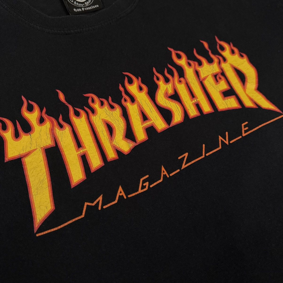 Thrasher Thrasher Magazine Black Skate T-Shirt Size US L / EU 52-54 / 3 - 6 Thumbnail
