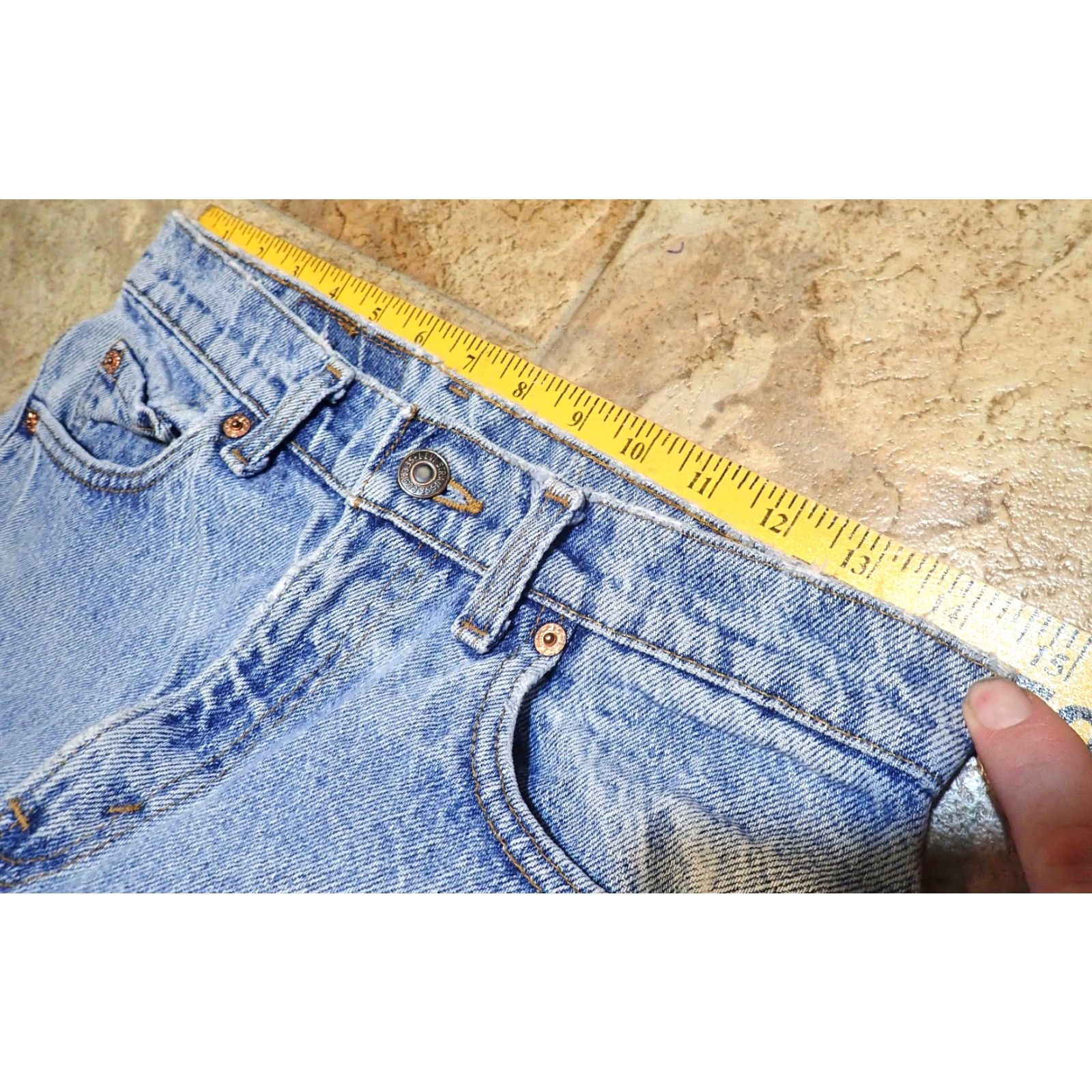 Levi's VINTAGE Levi's 512 Jeans Mens 29x27 Faded Wash Light Stonewash Denim Slim Tapered 5-Pocket USA 512-4891 Size US 29 - 7 Thumbnail