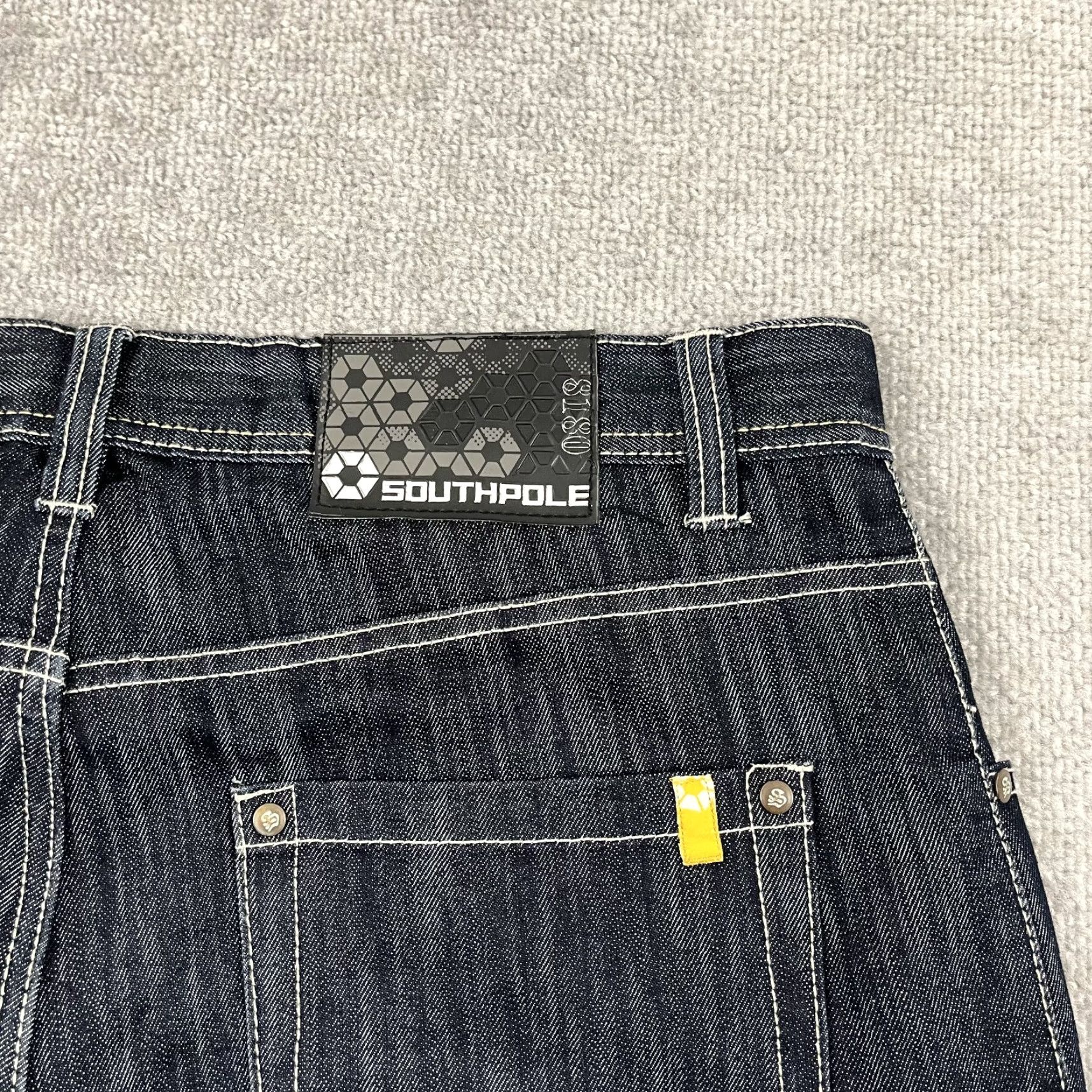 Southpole VINTAGE Southpole Jeans Men 36x32 Denim Wide-Leg Grunge Retro Y2K 5-Pocket Blue Men Size US 36 / EU 52 - 3 Thumbnail