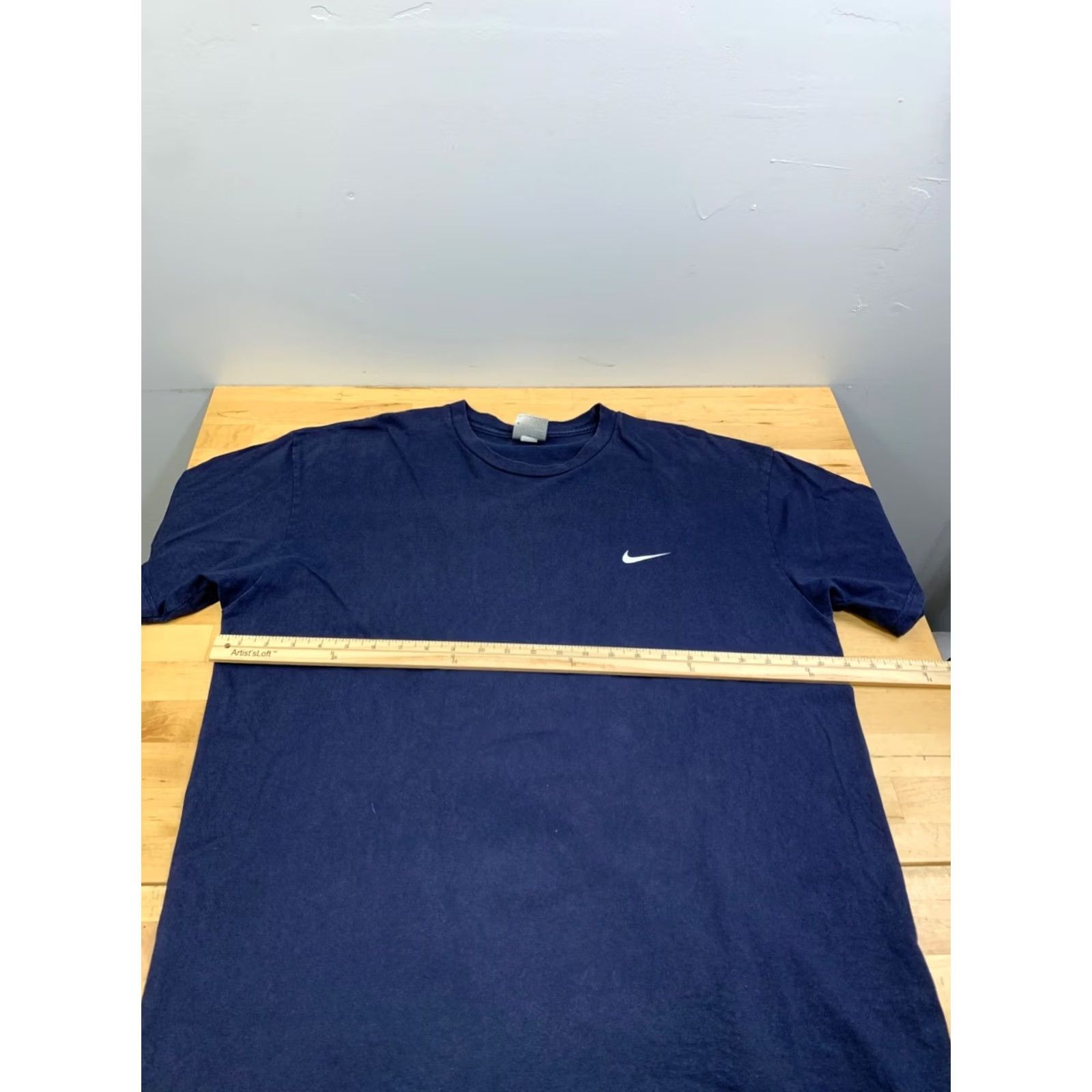 Nike VINTAGE Nike Shirt Men 2XL Blue Silver Tag Y2K Crew Neck 13071 Size US XXL / EU 58 / 5 - 5 Thumbnail