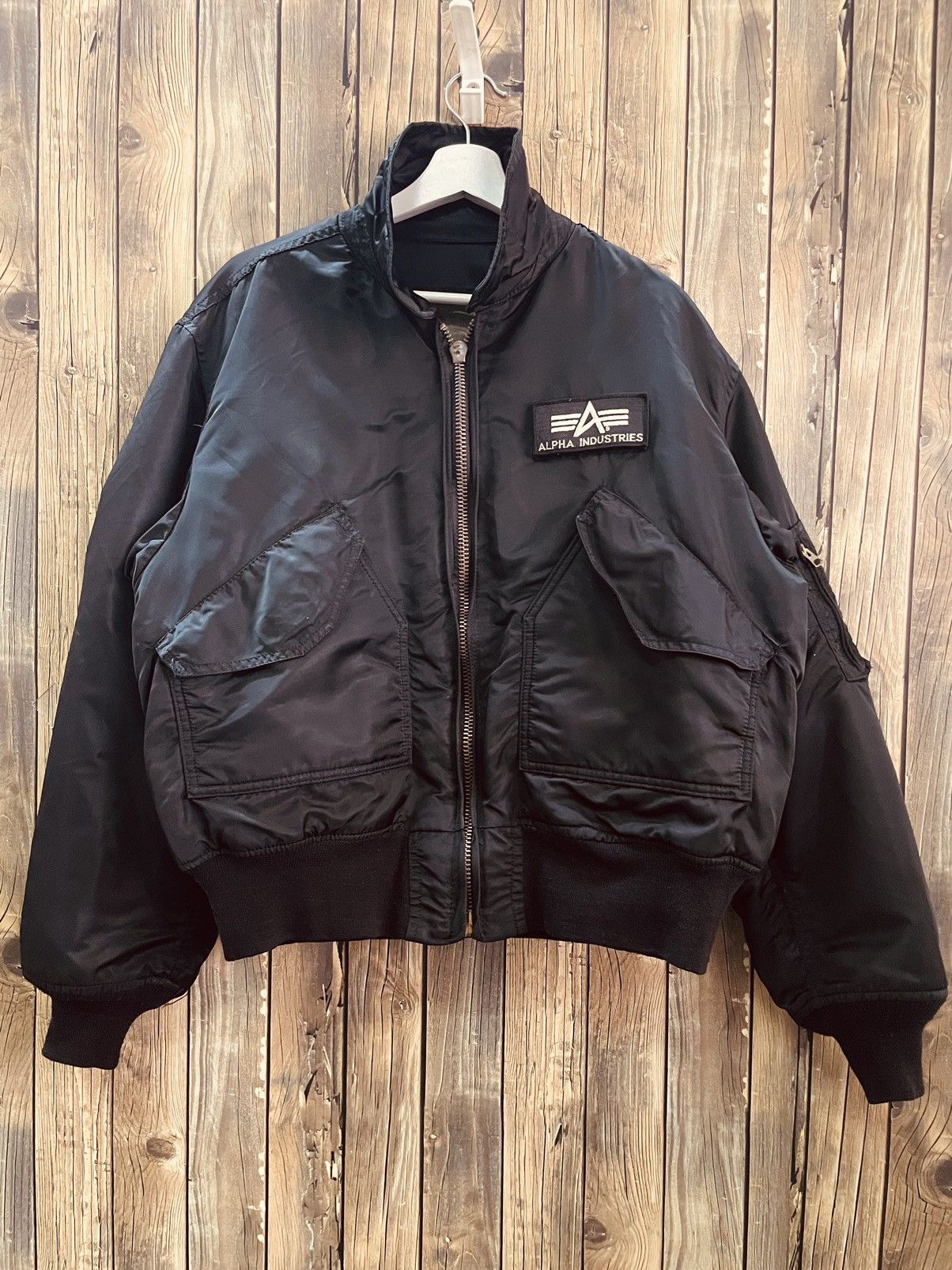 Alpha Industries × Vintage Vintage ALPHA INDUSTRIES BOMBER JACKET Size US L / EU 52-54 / 3 - 1 Thumbnail
