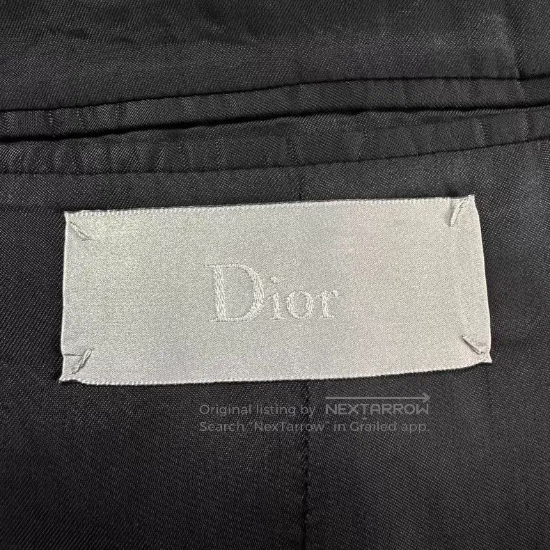 Dior Dior White Stripe Sleeve Label Wool Suit Jacket Size US M / EU 48-50 / 2 - 5 Thumbnail