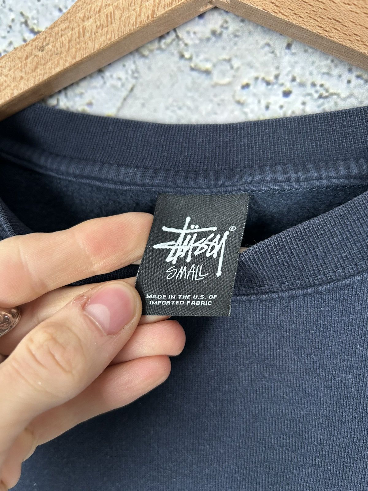 Stussy Stussy Crewneck Sweatshirt Rap Skate Boxy Fit Skate Size US S / EU 44-46 / 1 - 5 Thumbnail