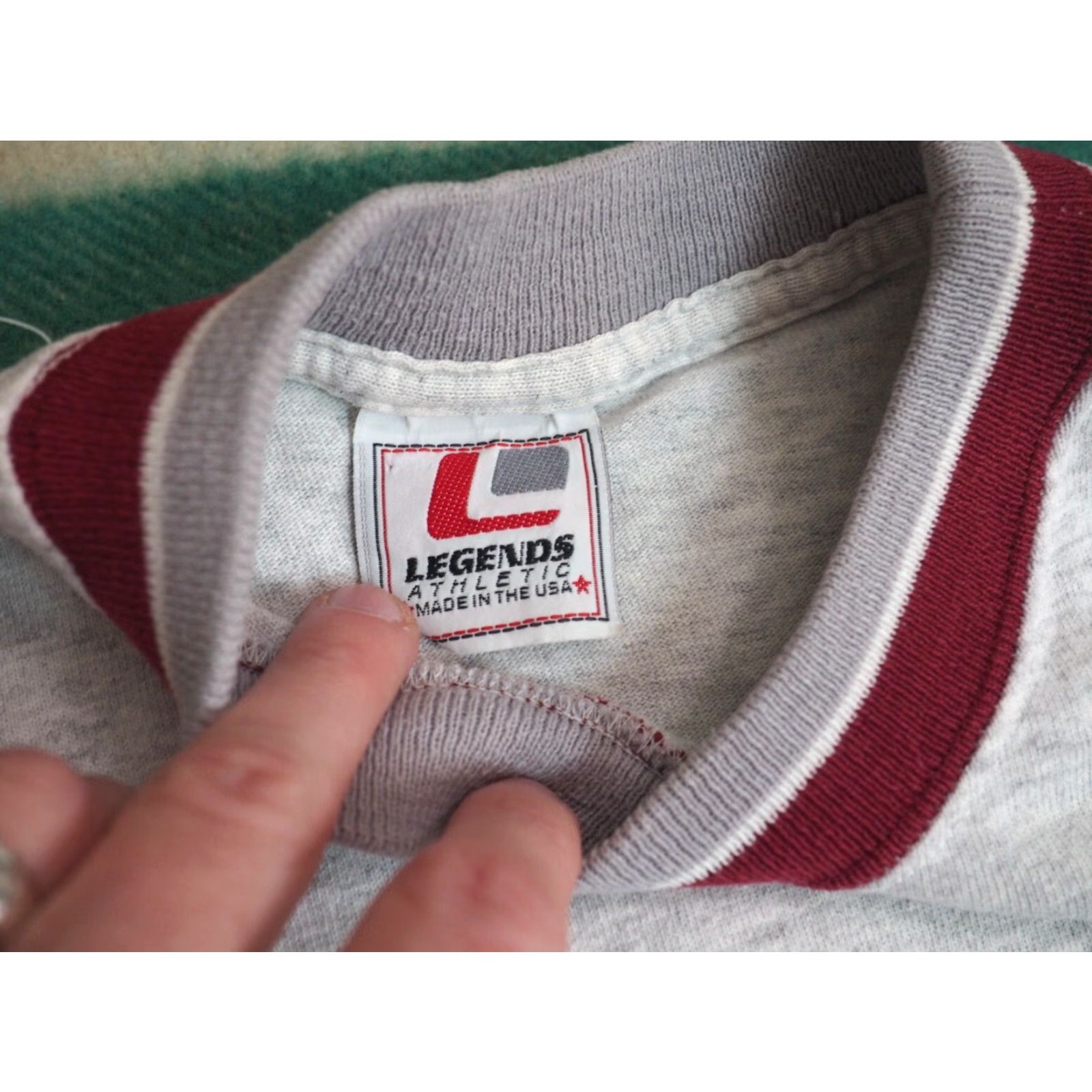 Vintage VTG 90s Legends WSU Washington State Cougars Sewn USA Gray Tee Shirt L Unisex Shirt 1990s Graphic Cotton USA Gray Size US L / EU 52-54 / 3 - 4 Thumbnail