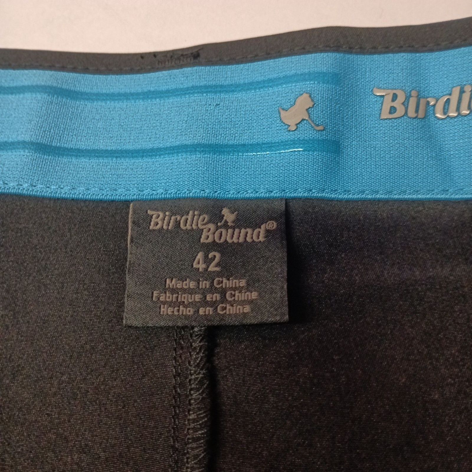 Other Birdie Bound Cargo Shorts Mens 42x9 Black Stretch Flex Waist Size US 42 / EU 58 - 3 Thumbnail