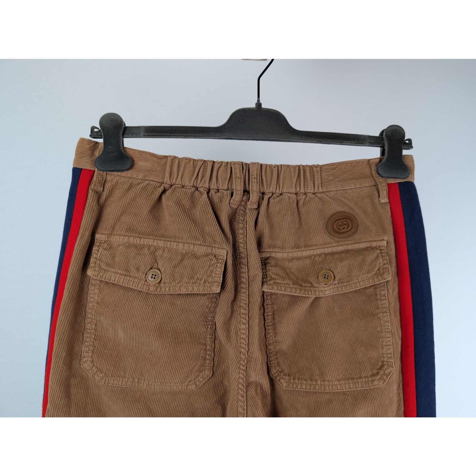 Gucci o1rshd1 Dyed Wash Velvet W/Melton Pant in Vintage Camel Size US 34 / EU 50 - 11 Thumbnail