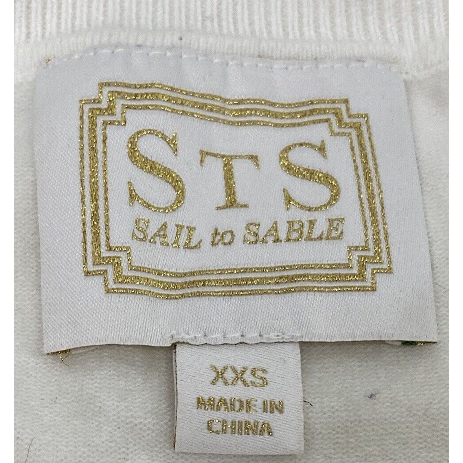 Other STS Sail To Sable White Fringe Long Sleeve Sweater Top Size XXS / US 00 / IT 34 - 6 Thumbnail
