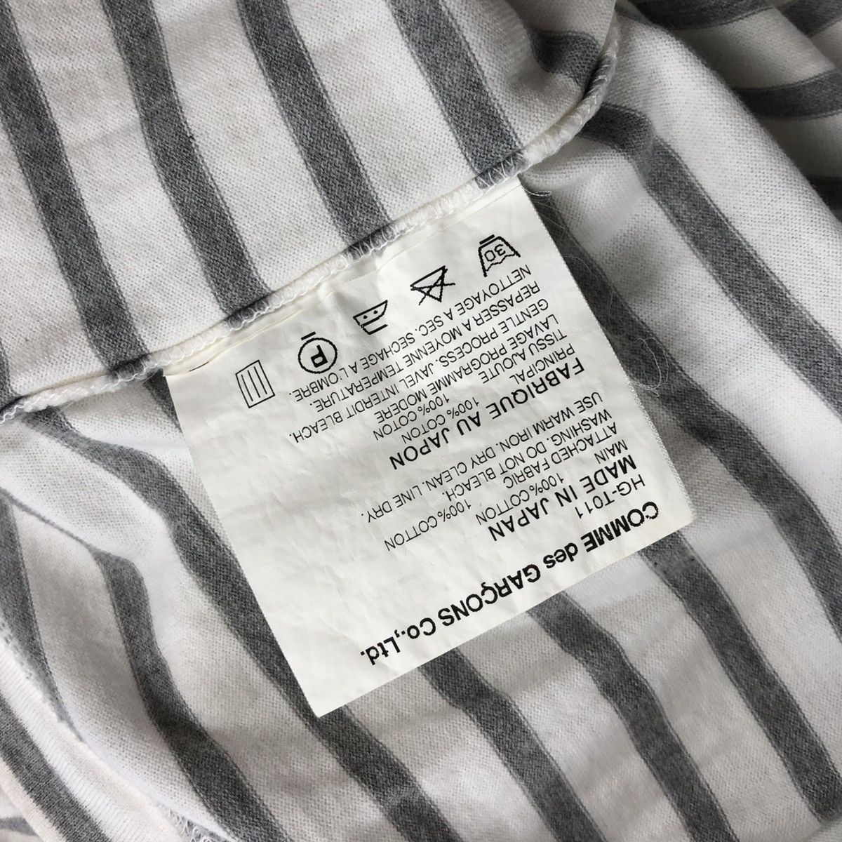 Comme des Garcons Homme AW11 Comme des Garcons Homme CDG Striped Shirt Designer Size US S / EU 44-46 / 1 - 12 Thumbnail