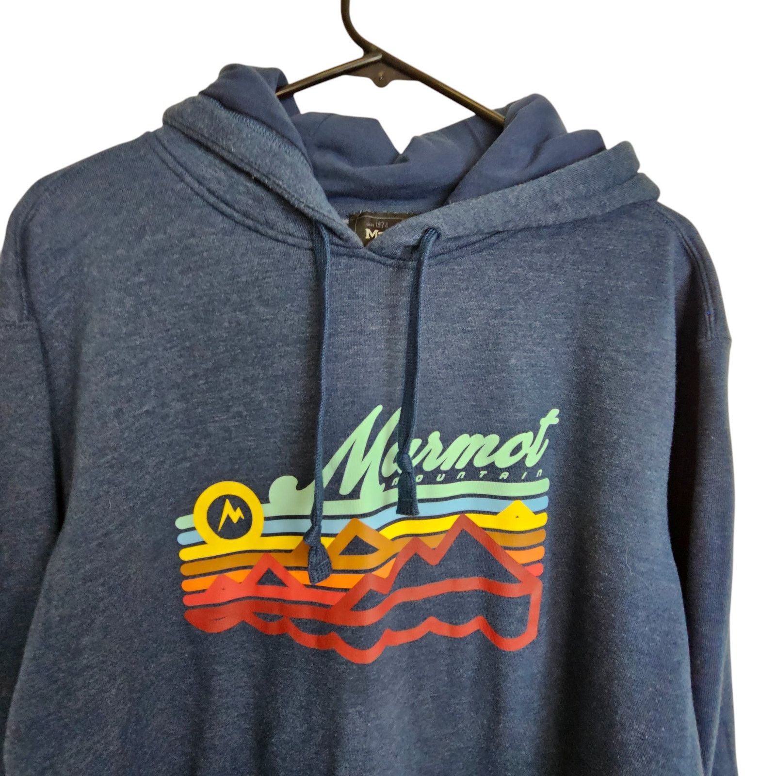 Marmot Marmot Mens Graphic Hoodie Sweatshirt Size XL Gorpcore Size US XL / EU 56 / 4 - 2 Thumbnail