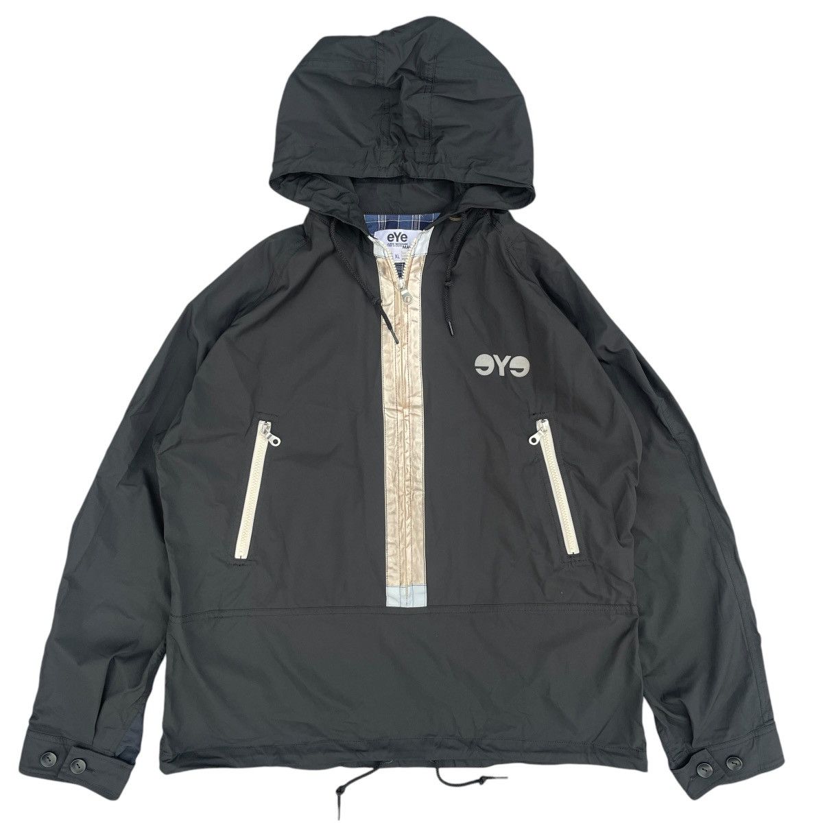 Comme des Garcons Junya Watanabe MAN - Reflective Taped Popover Jacket Size US XL / EU 56 / 4 - 3 Thumbnail