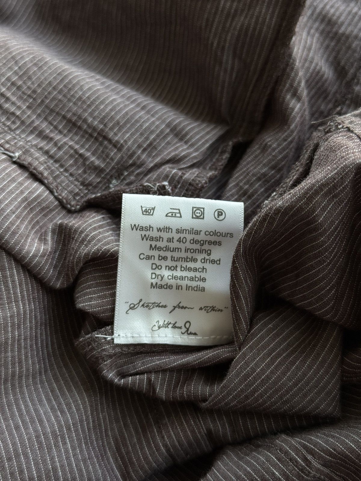 Designer × Hysteric Glamour Ewa i Walla avant garde striped blouse tunic Size XL / US 12-14 / IT 48-50 - 8 Thumbnail