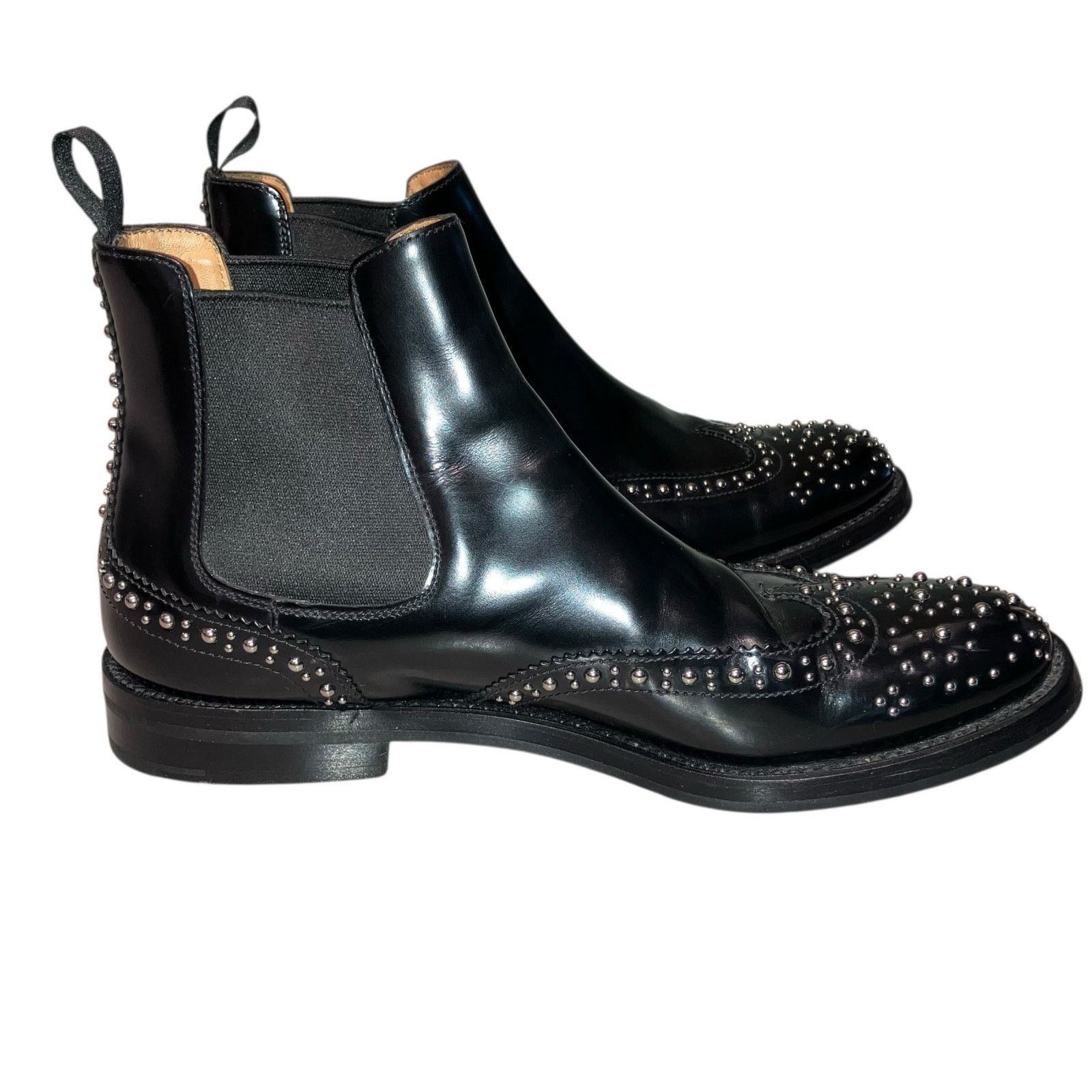 Church's Church’s Ketsby Met Studded Black Chelsea Boot- size EU 35 Size US 5 / IT 35 - 9 Thumbnail