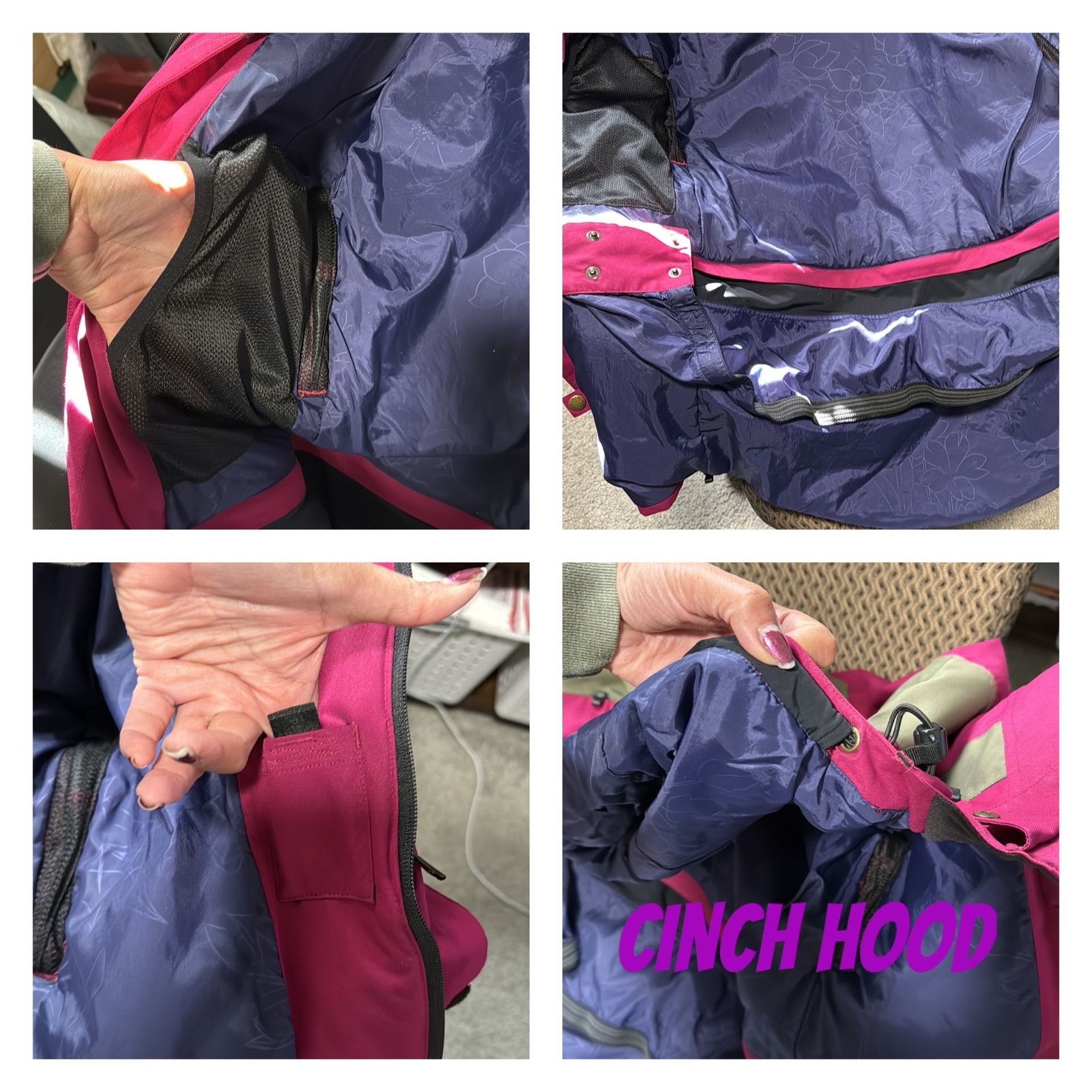 Airblaster Air Blaster ski jacket pink grey sample women’s sz M Size M / US 6-8 / IT 42-44 - 7 Thumbnail